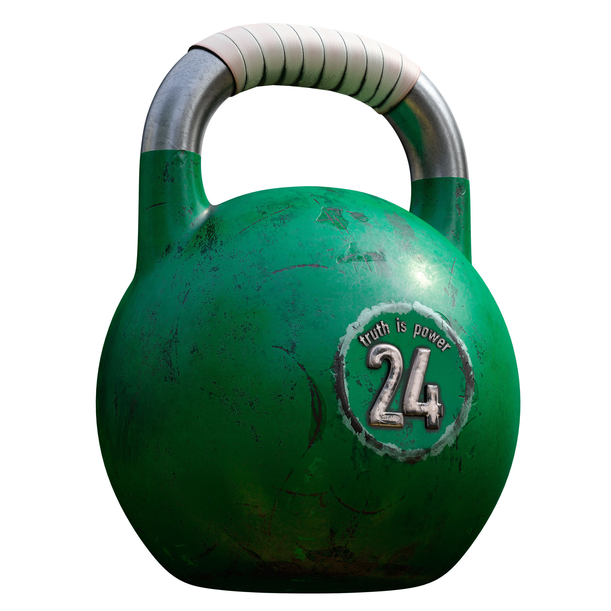 Old weights worn out - set 3D model_4