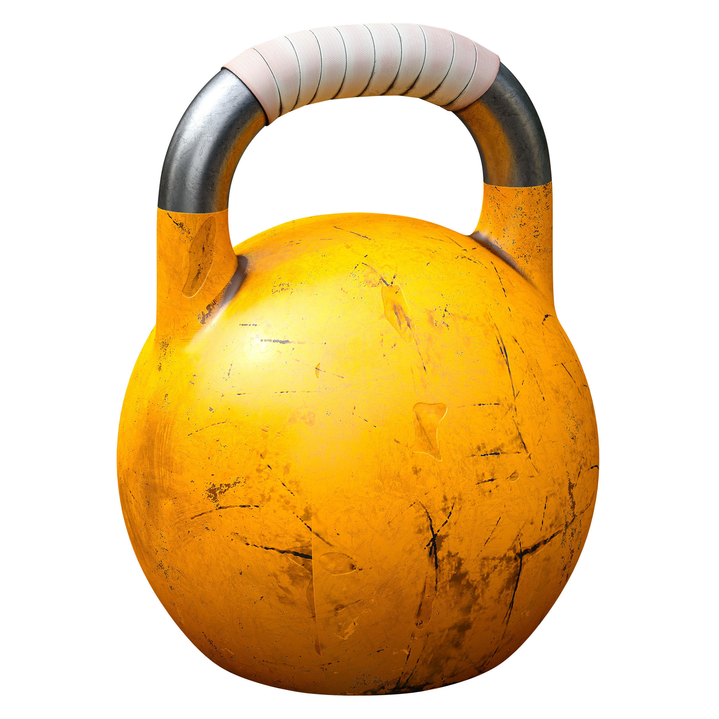 Old weights worn out - set 3D model_28