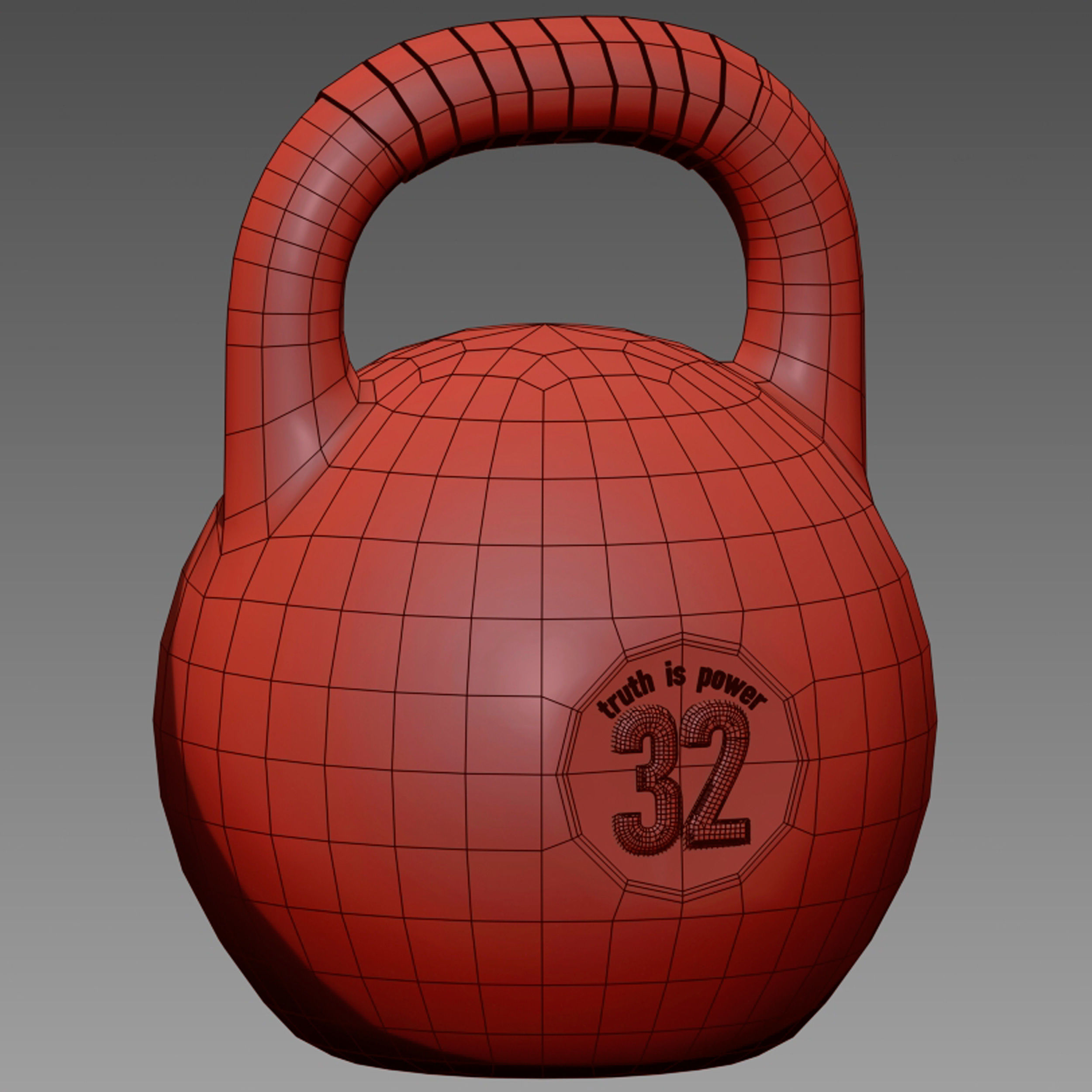 Old weights worn out - set 3D model_36