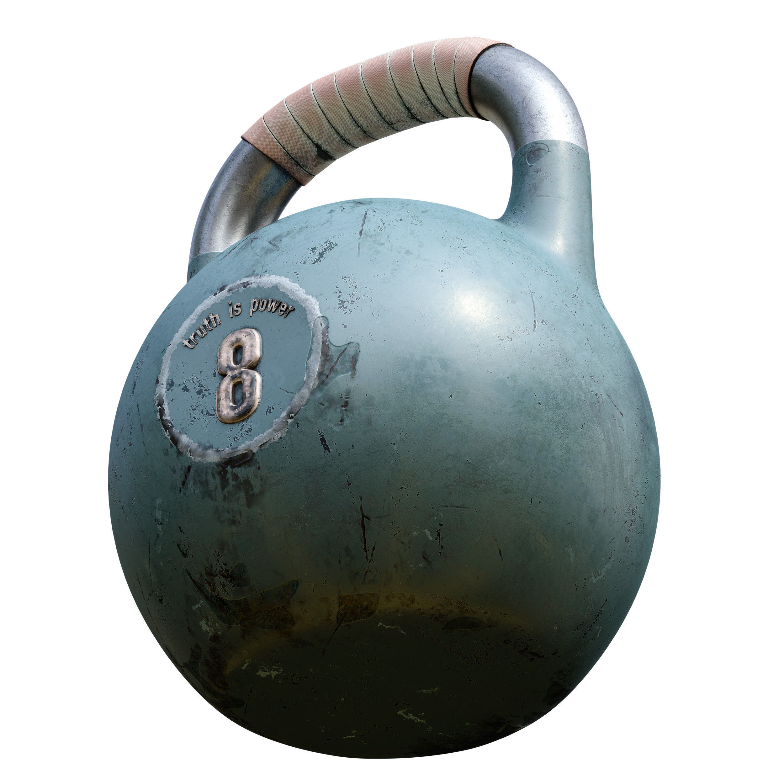 Old weights worn out - set 3D model_10