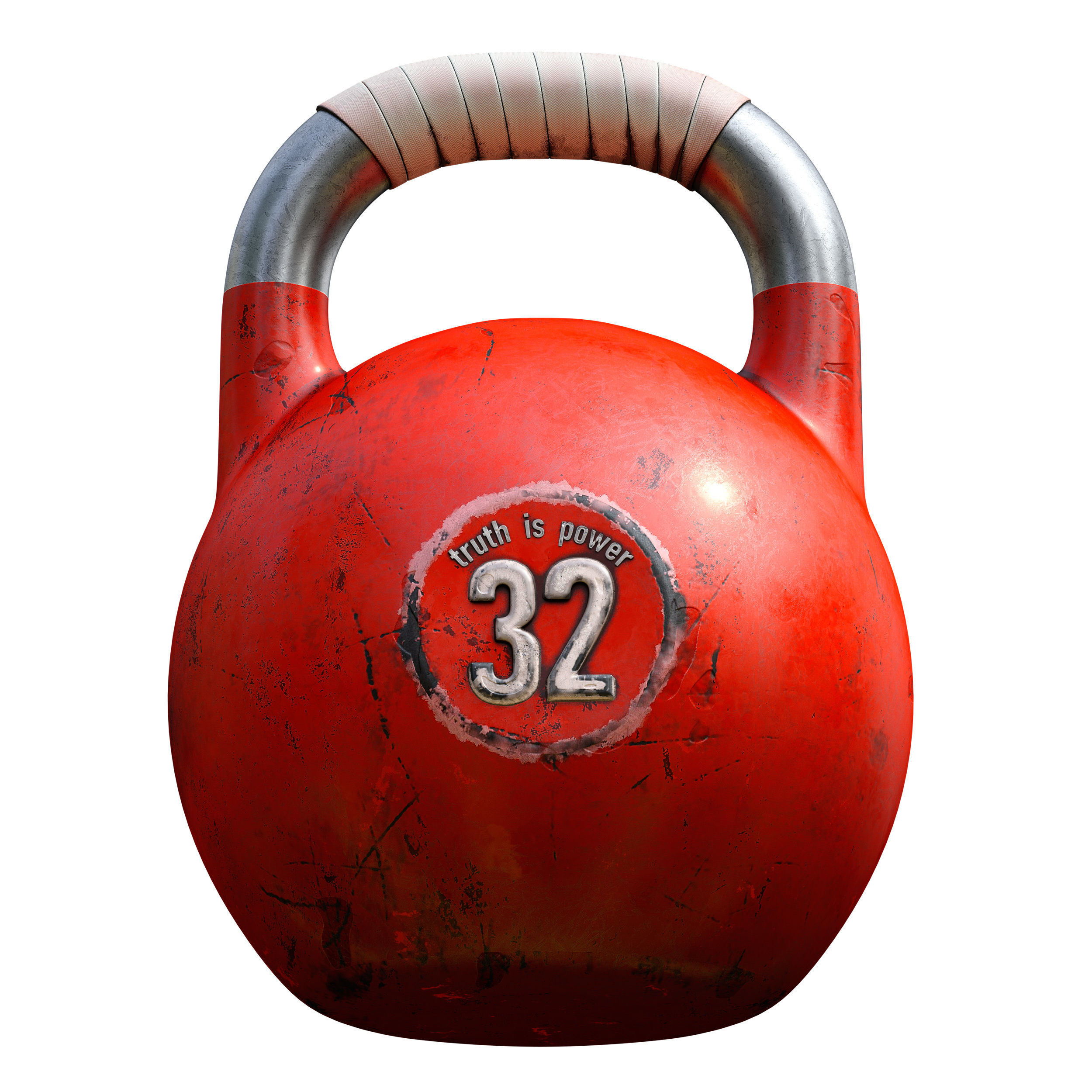 Old weights worn out - set 3D model_15