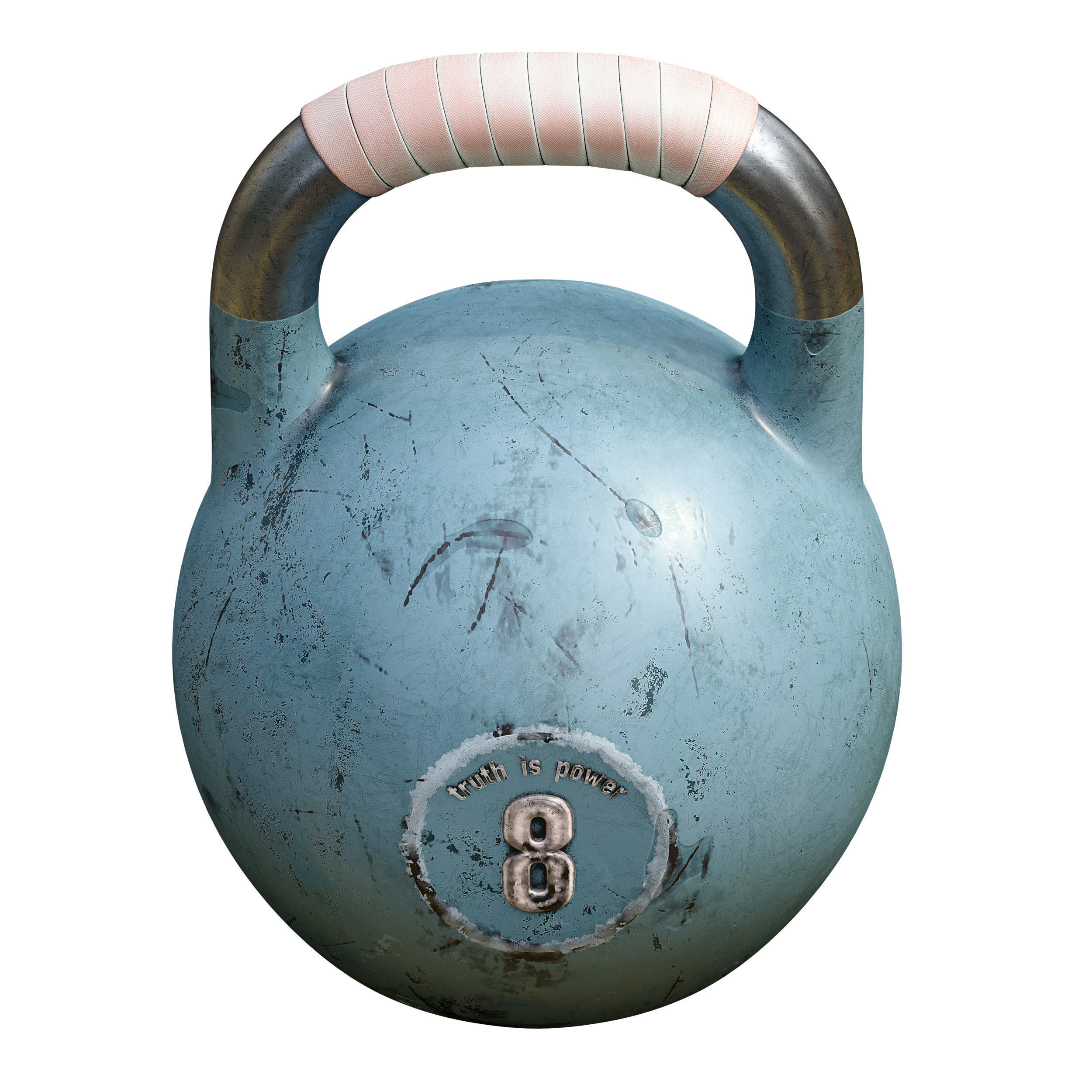 Old weights worn out - set 3D model_19