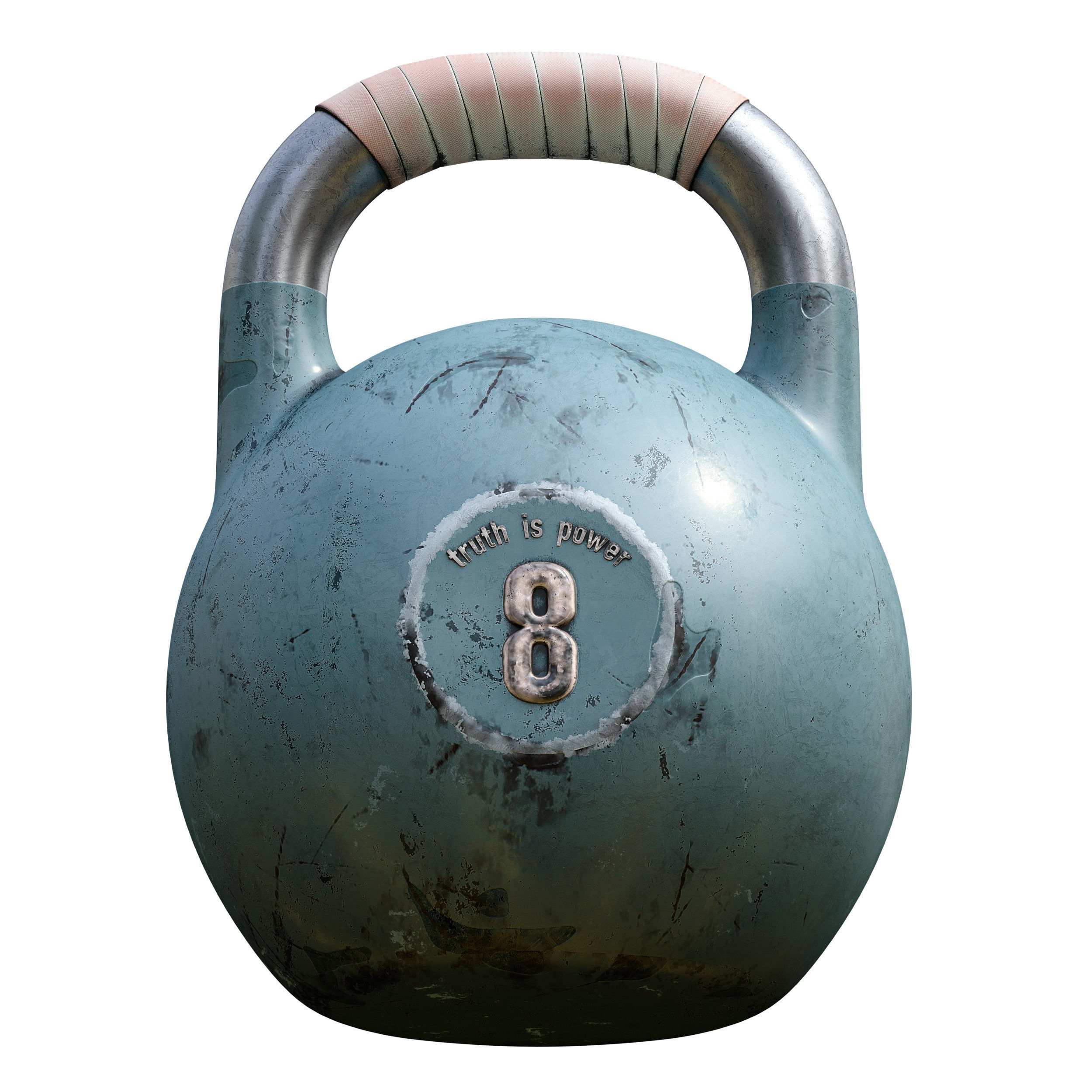 Old weights worn out - set 3D model_11
