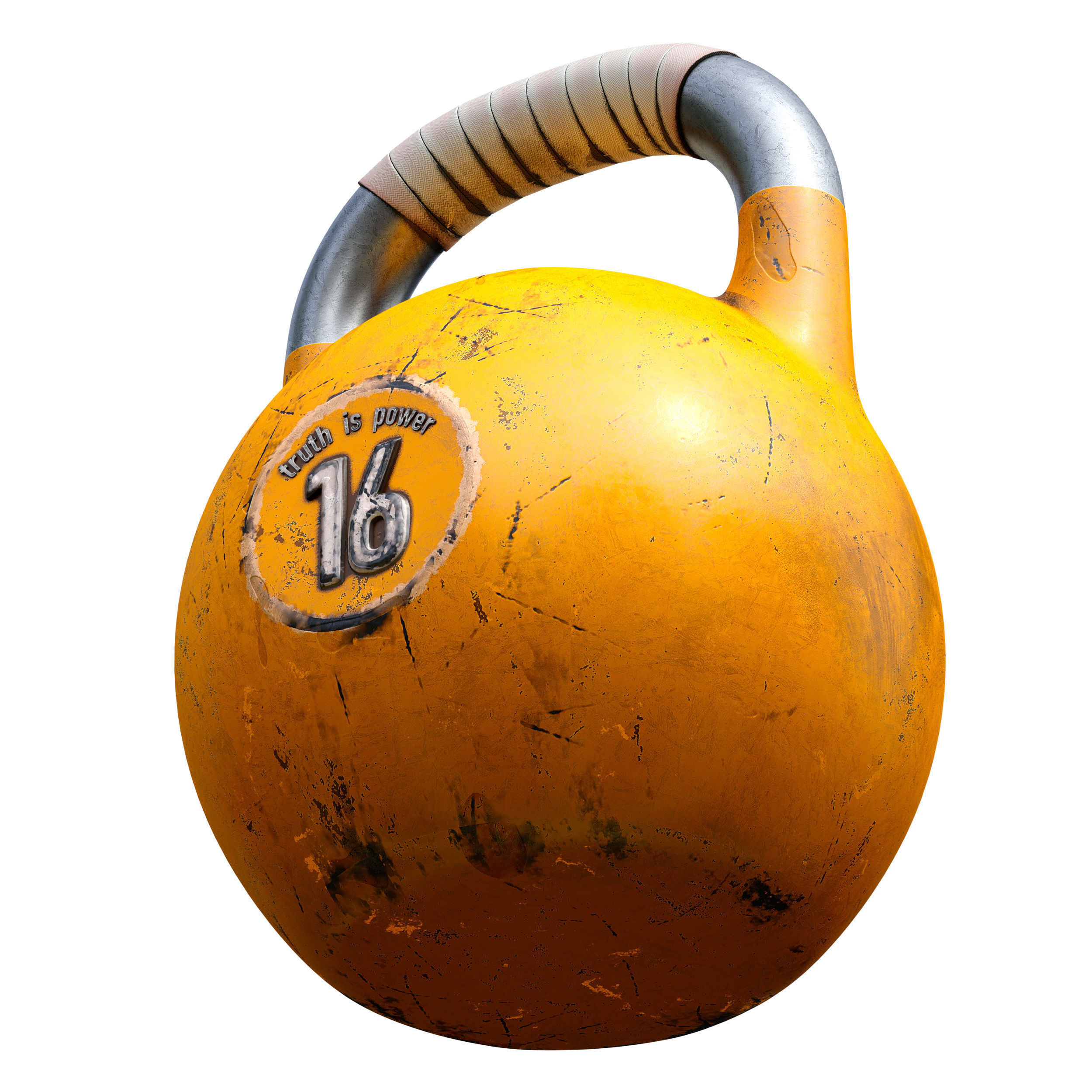 Old weights worn out - set 3D model_9