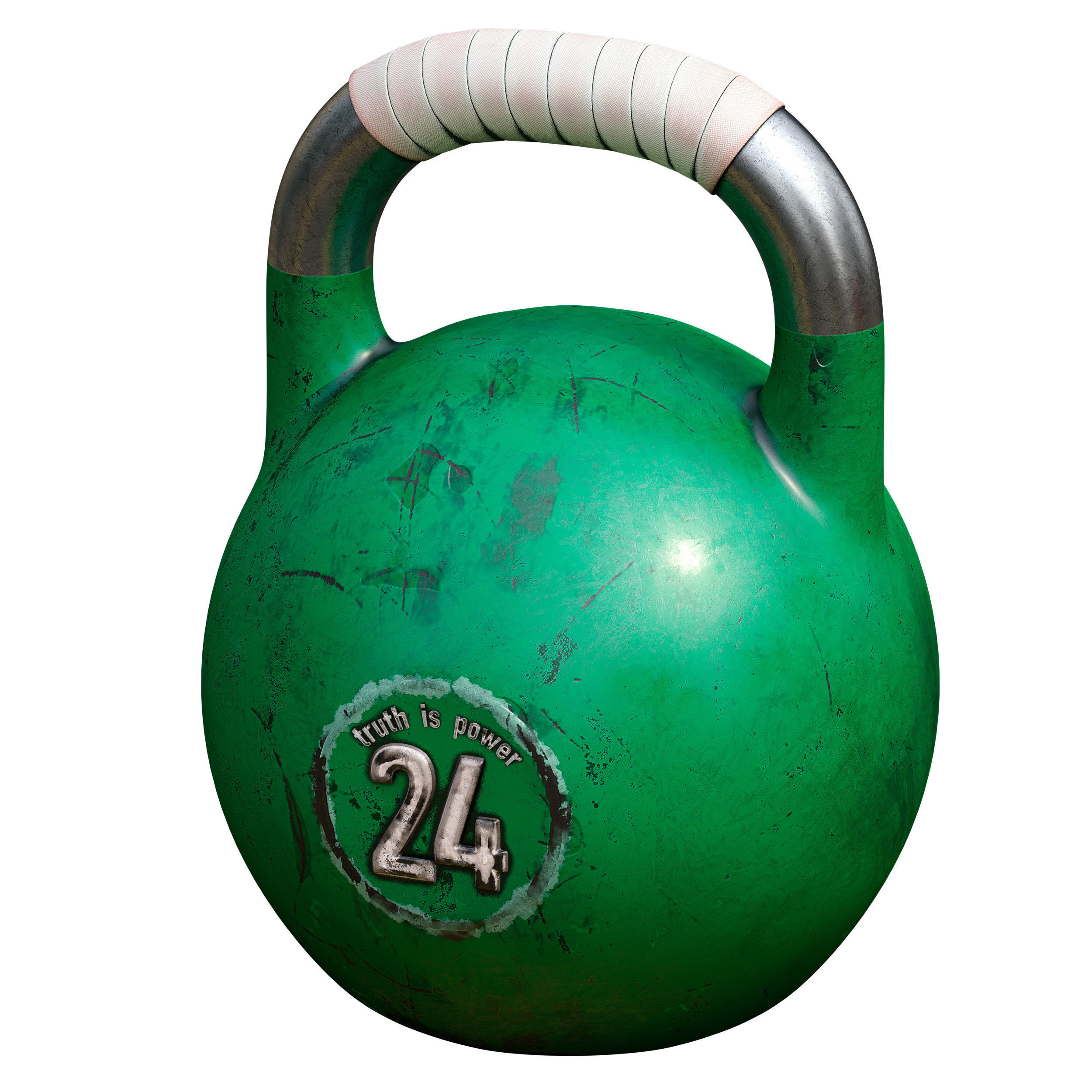 Old weights worn out - set 3D model_23