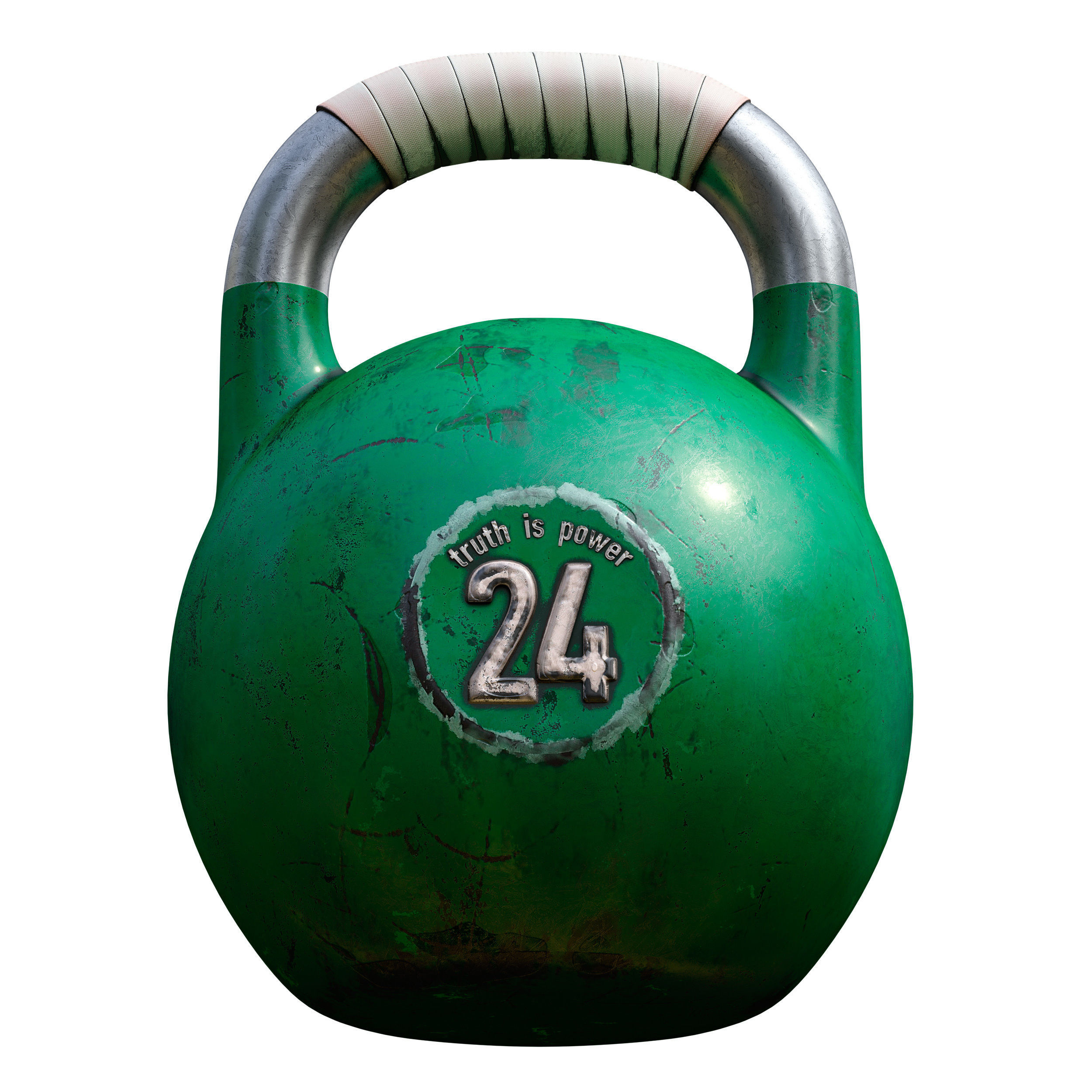 Old weights worn out - set 3D model_14