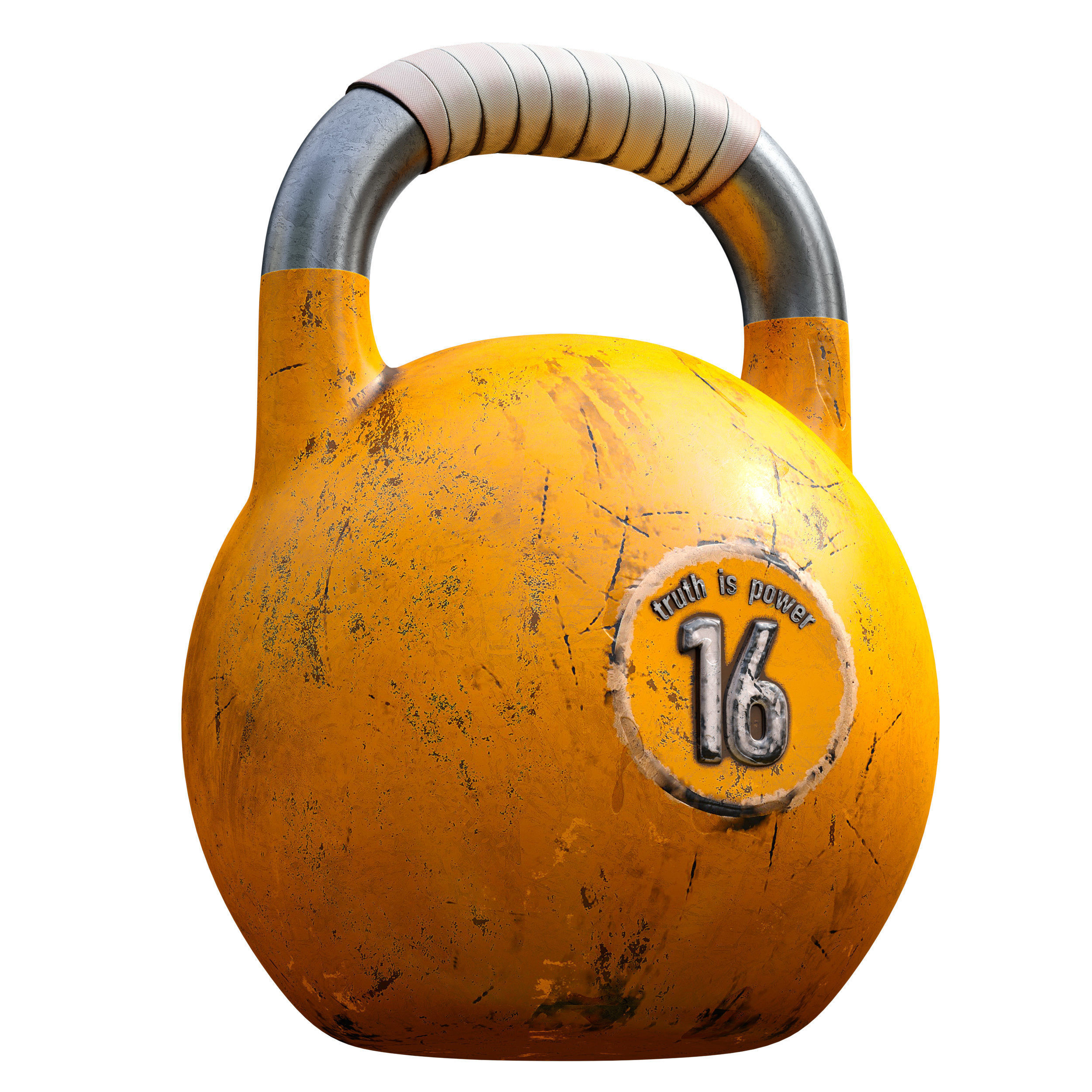Old weights worn out - set 3D model_2
