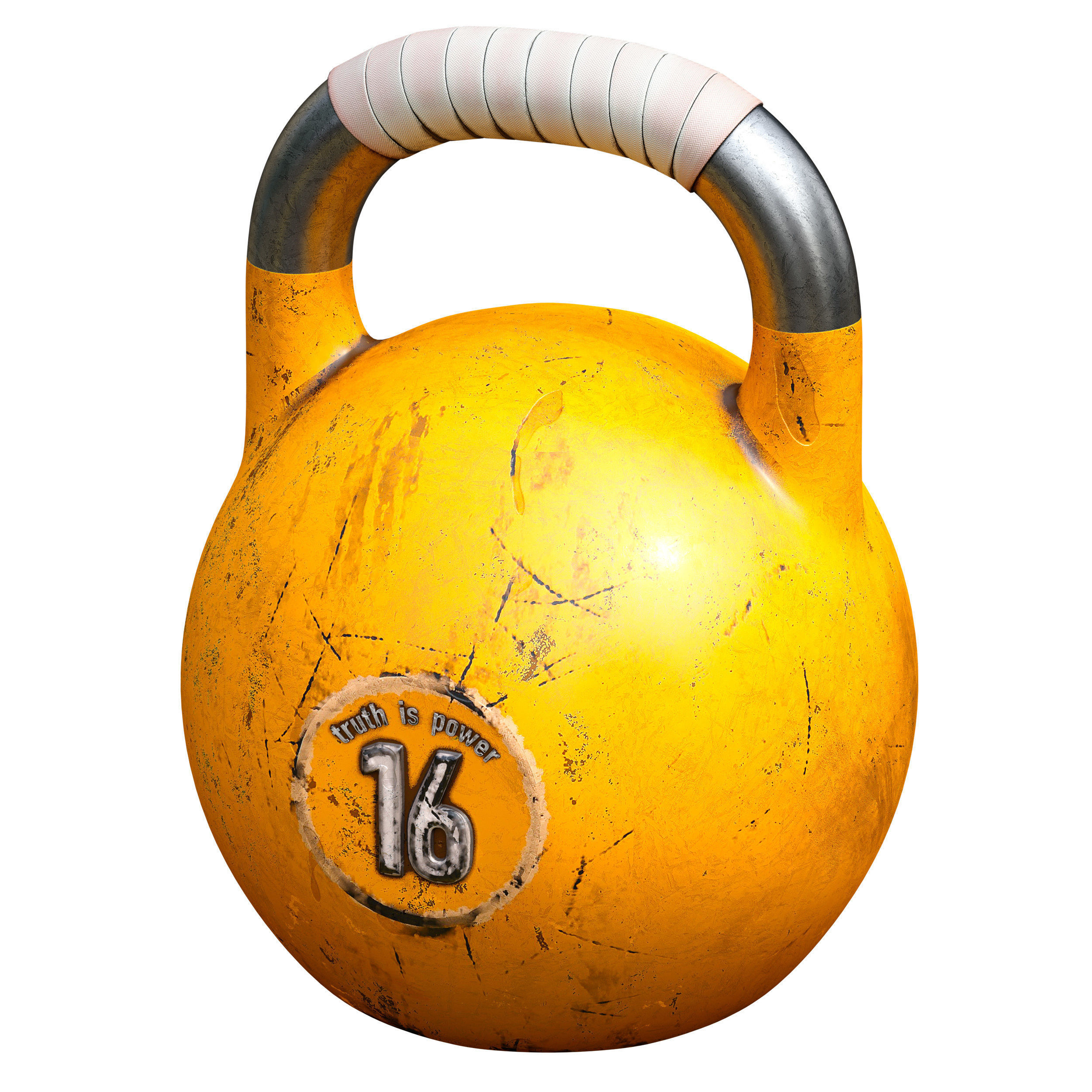 Old weights worn out - set 3D model_21