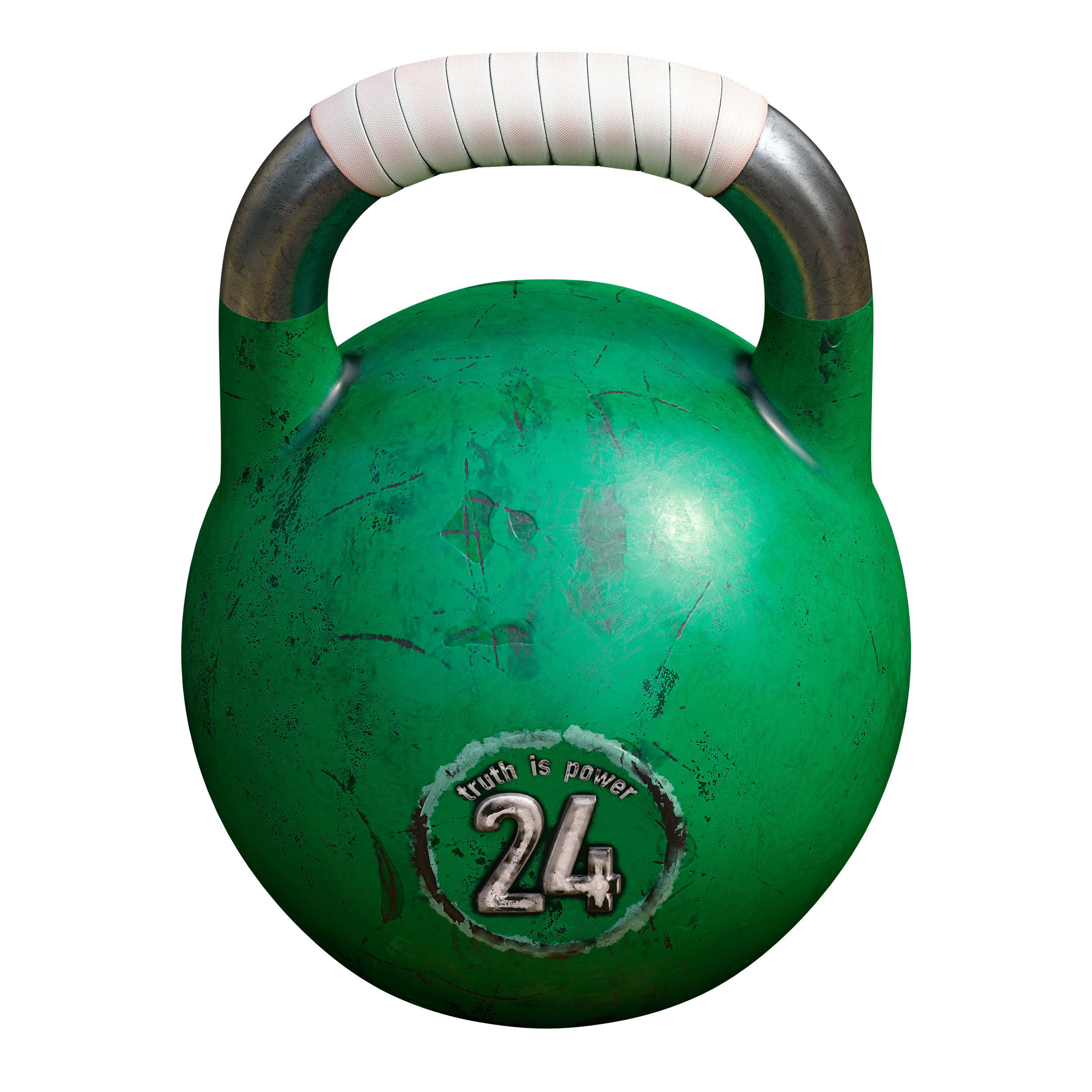 Old weights worn out - set 3D model_17