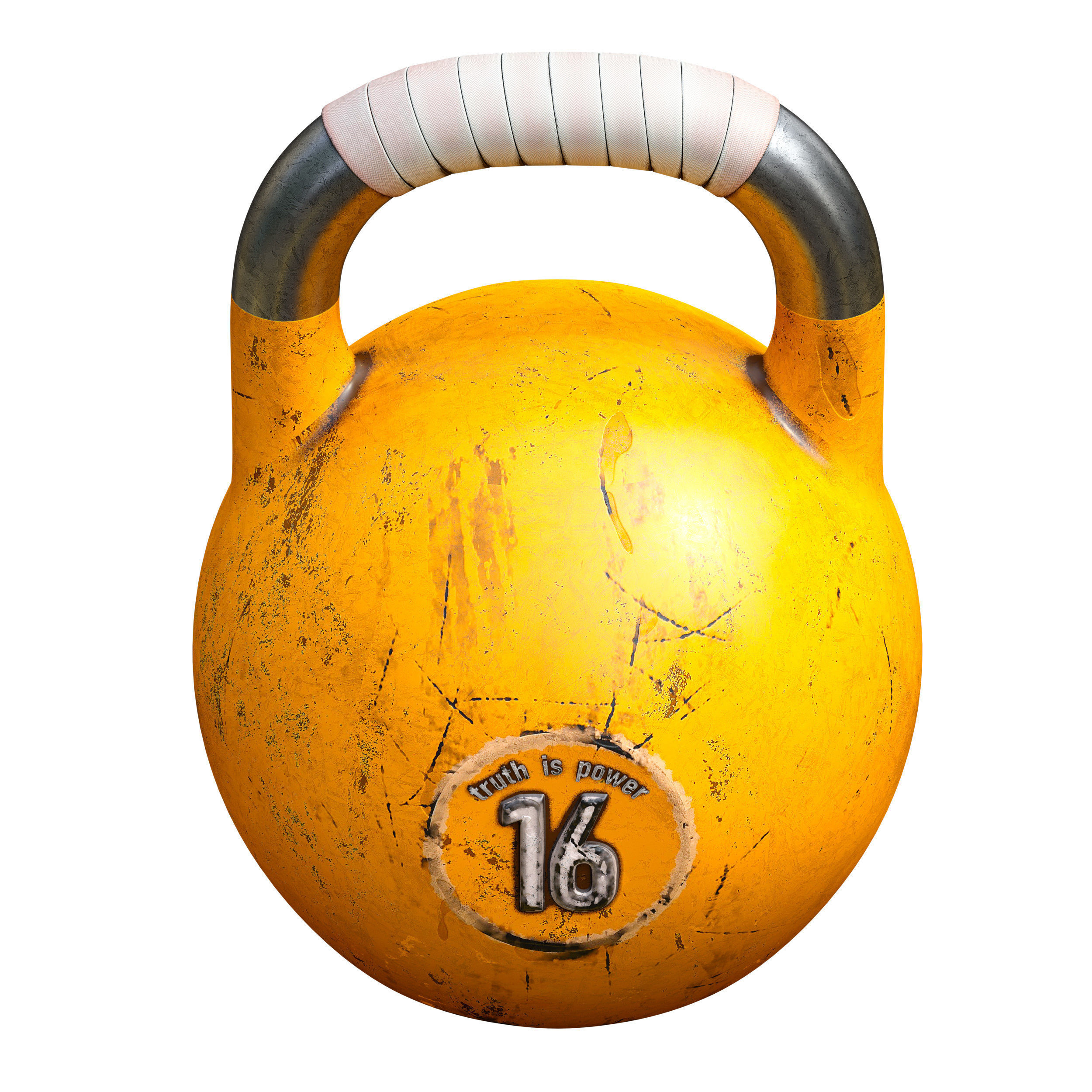 Old weights worn out - set 3D model_18