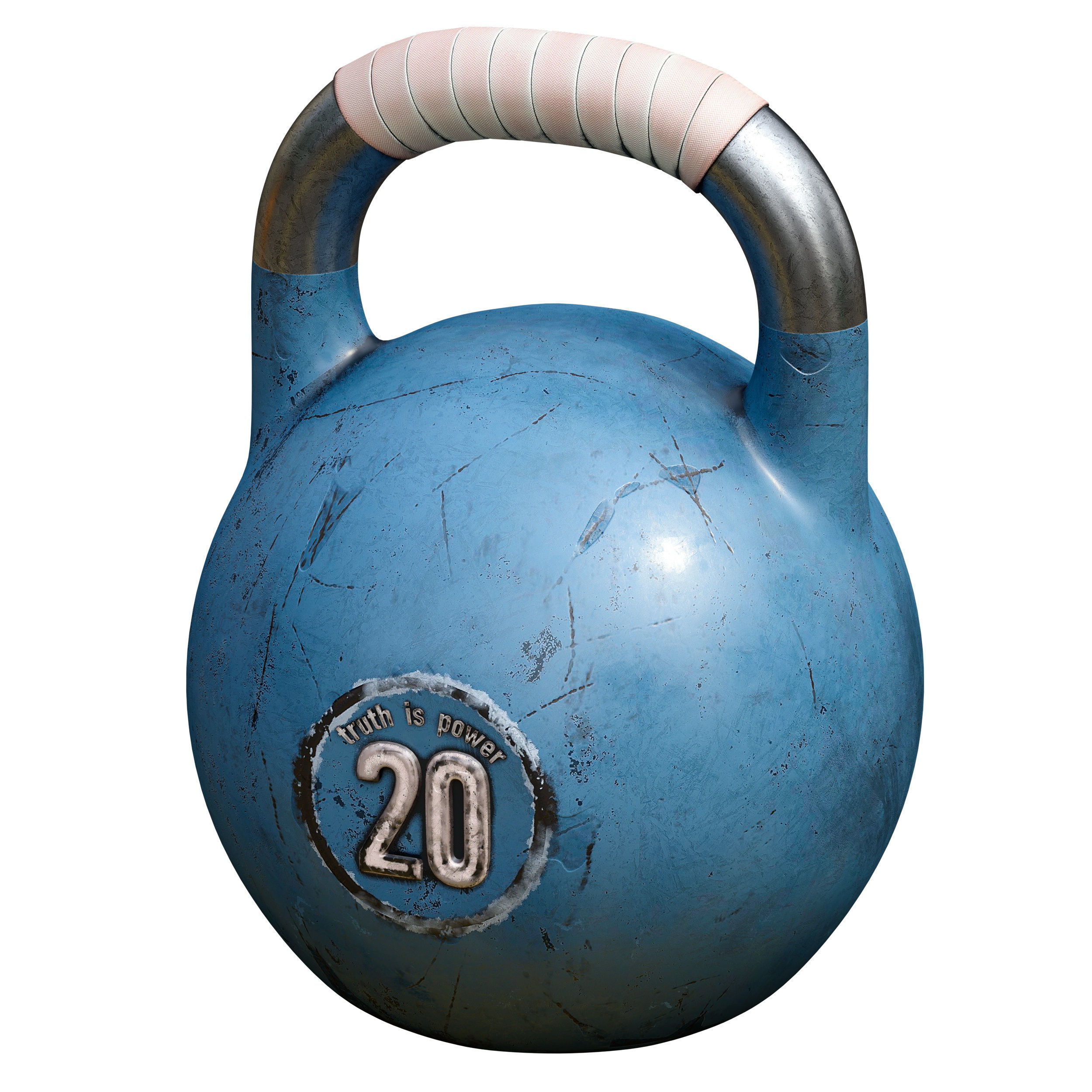 Old weights worn out - set 3D model_22