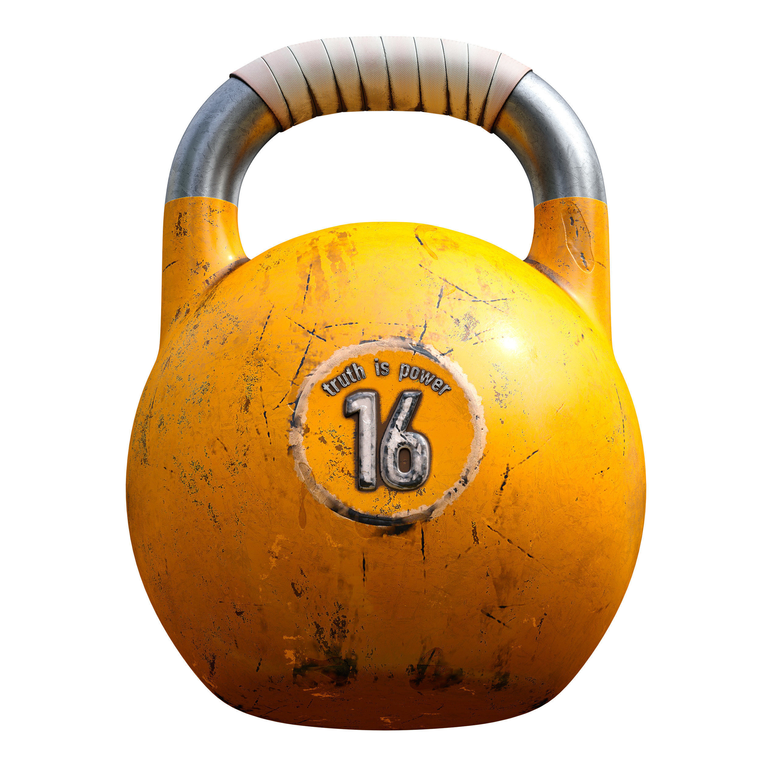 Old weights worn out - set 3D model_12