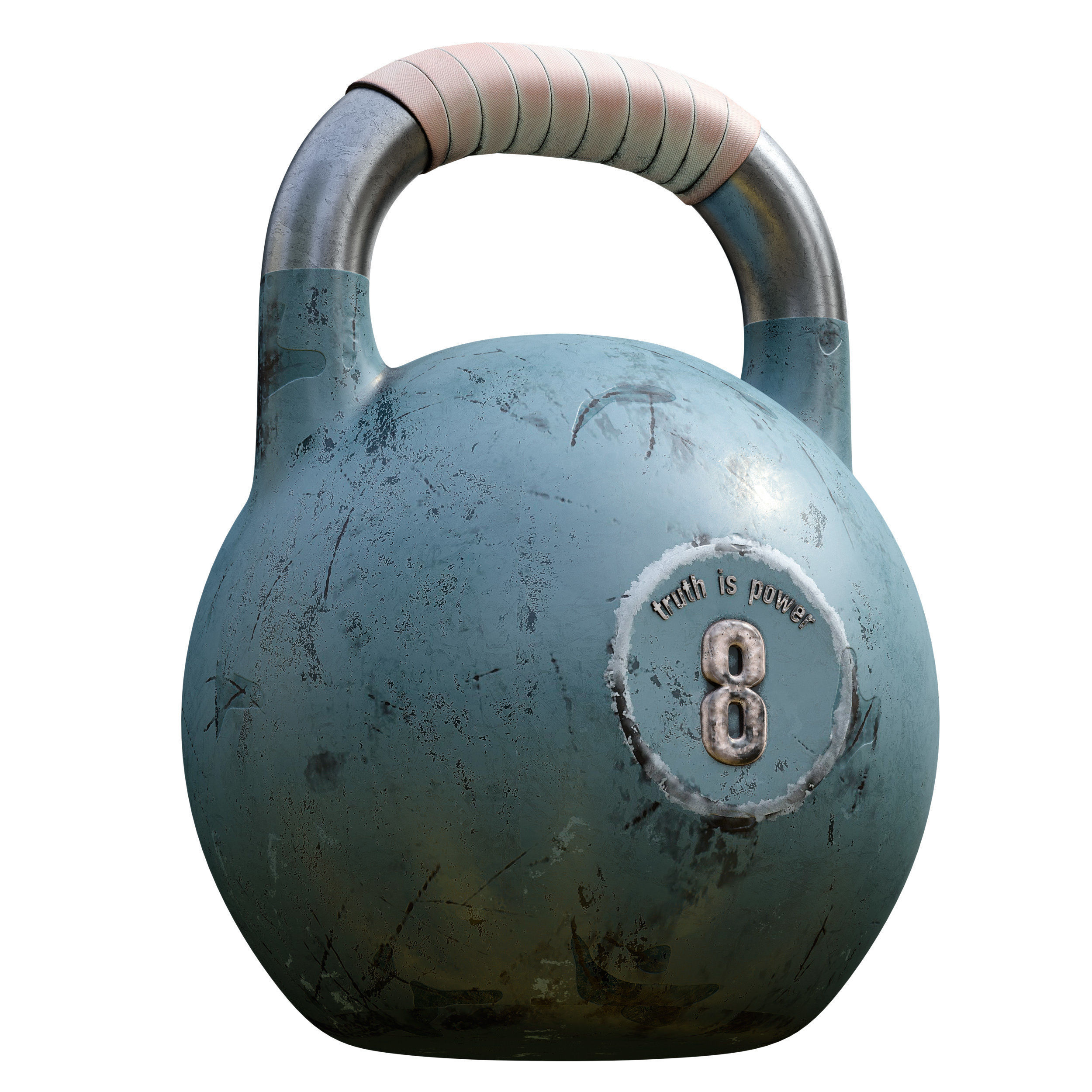 Old weights worn out - set 3D model_1