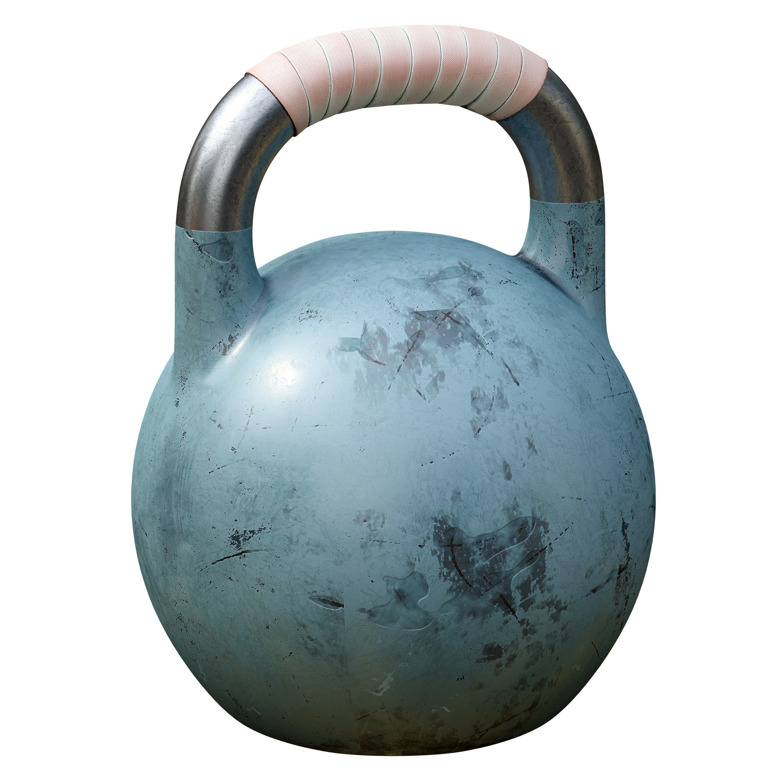 Old weights worn out - set 3D model_29