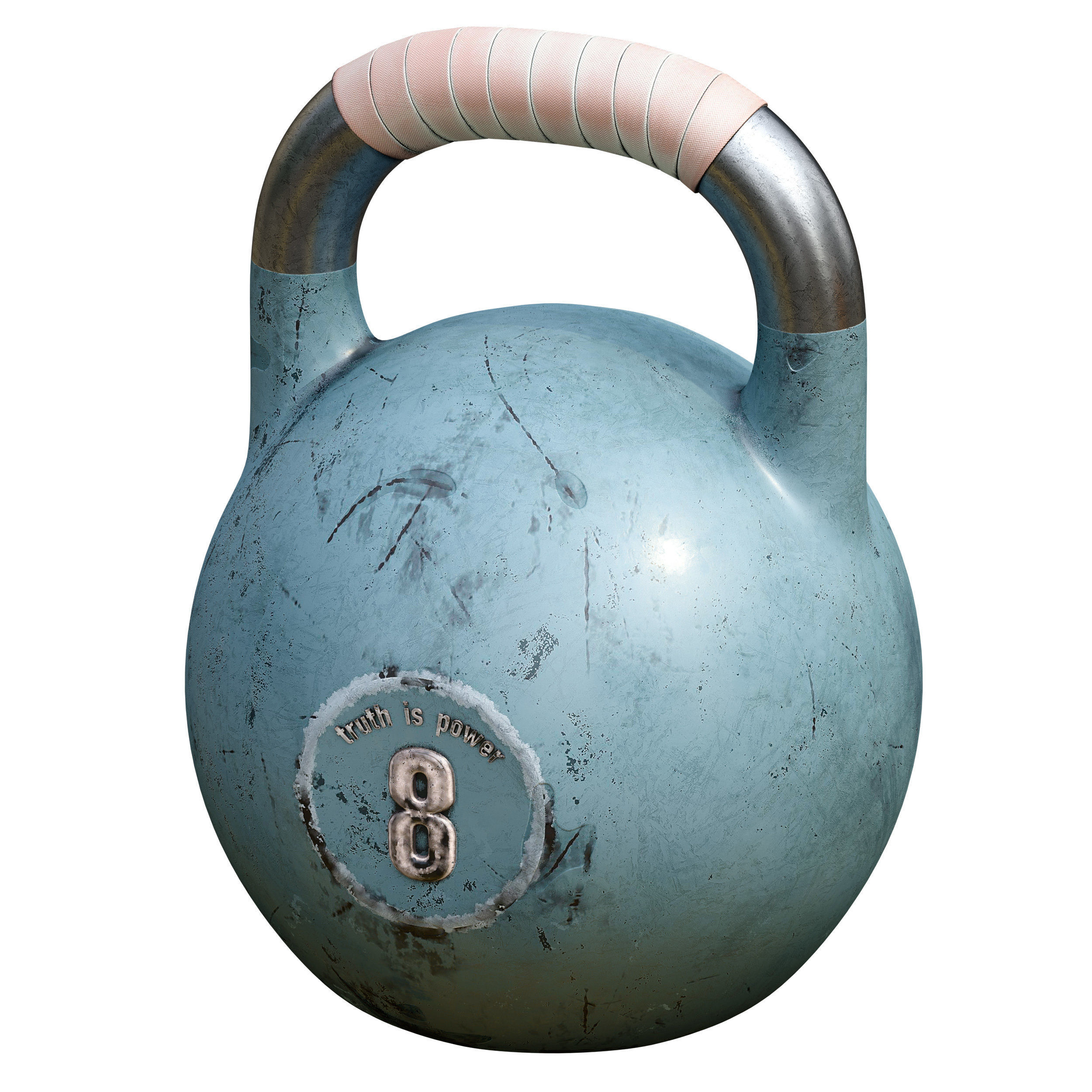 Old weights worn out - set 3D model_20