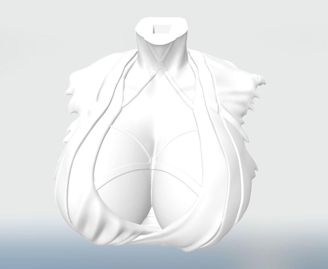 Tsunade bust stl 3D print model_2