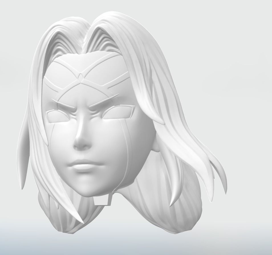 Tsunade bust stl 3D print model_3
