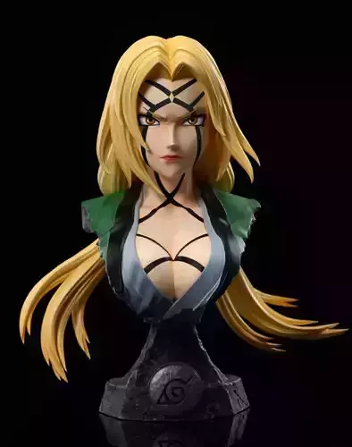Tsunade bust stl 3D print model