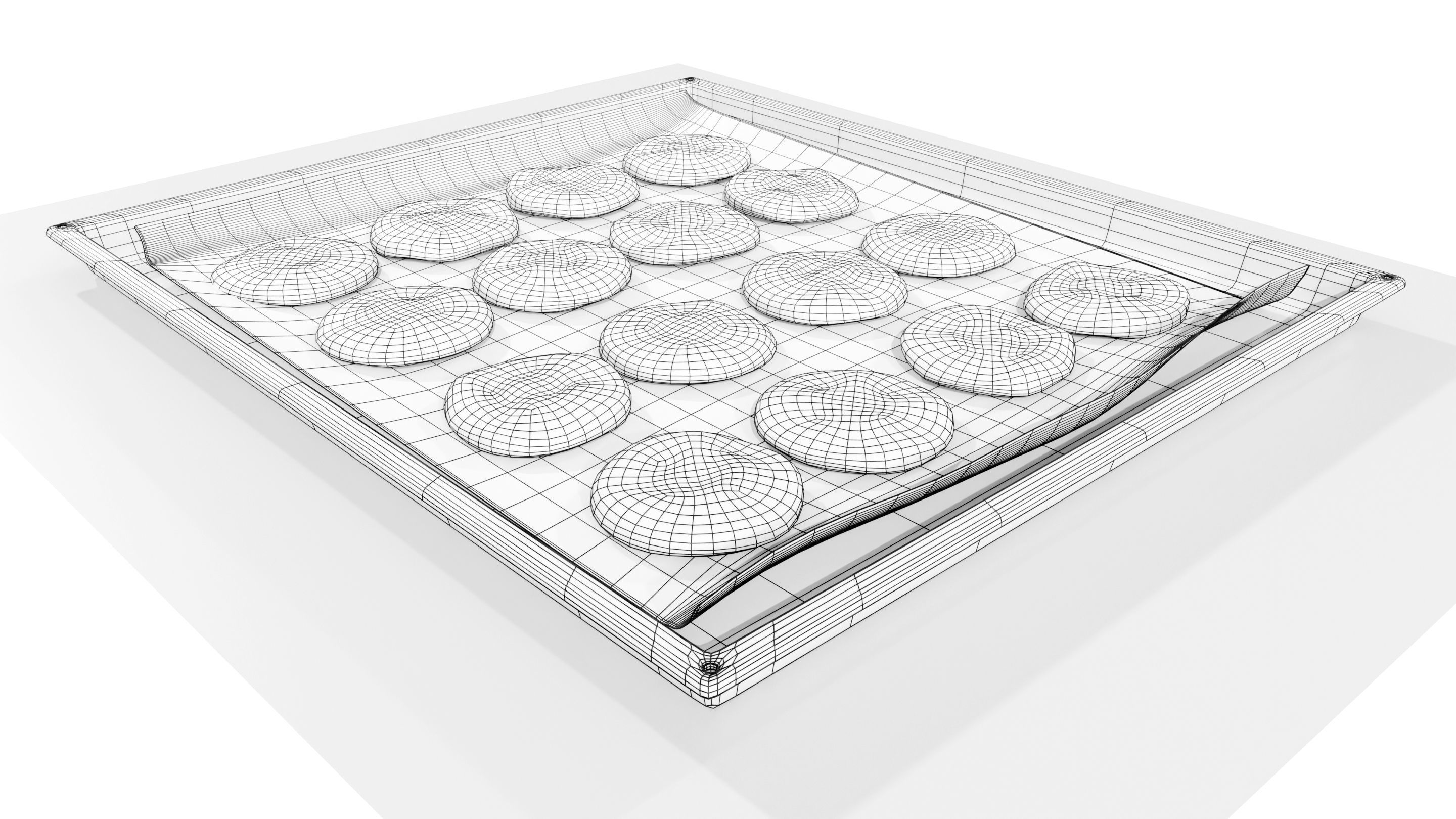 Tray with Cookies 3D model_17