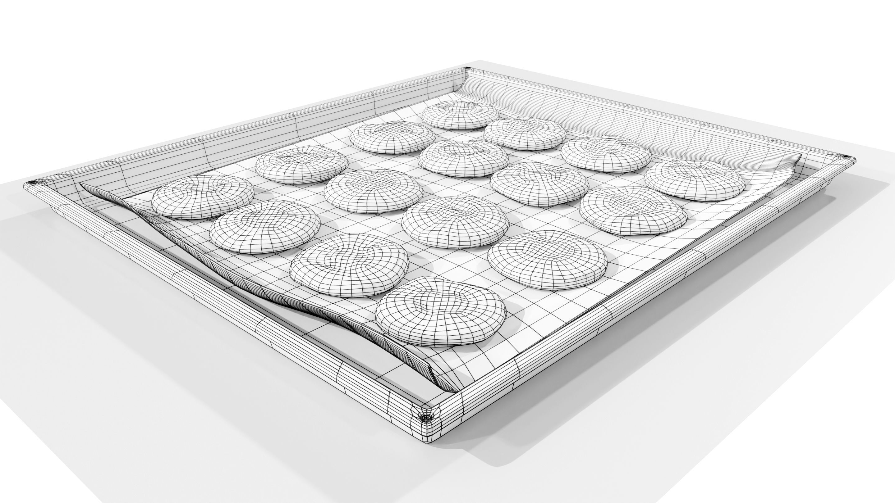 Tray with Cookies 3D model_18