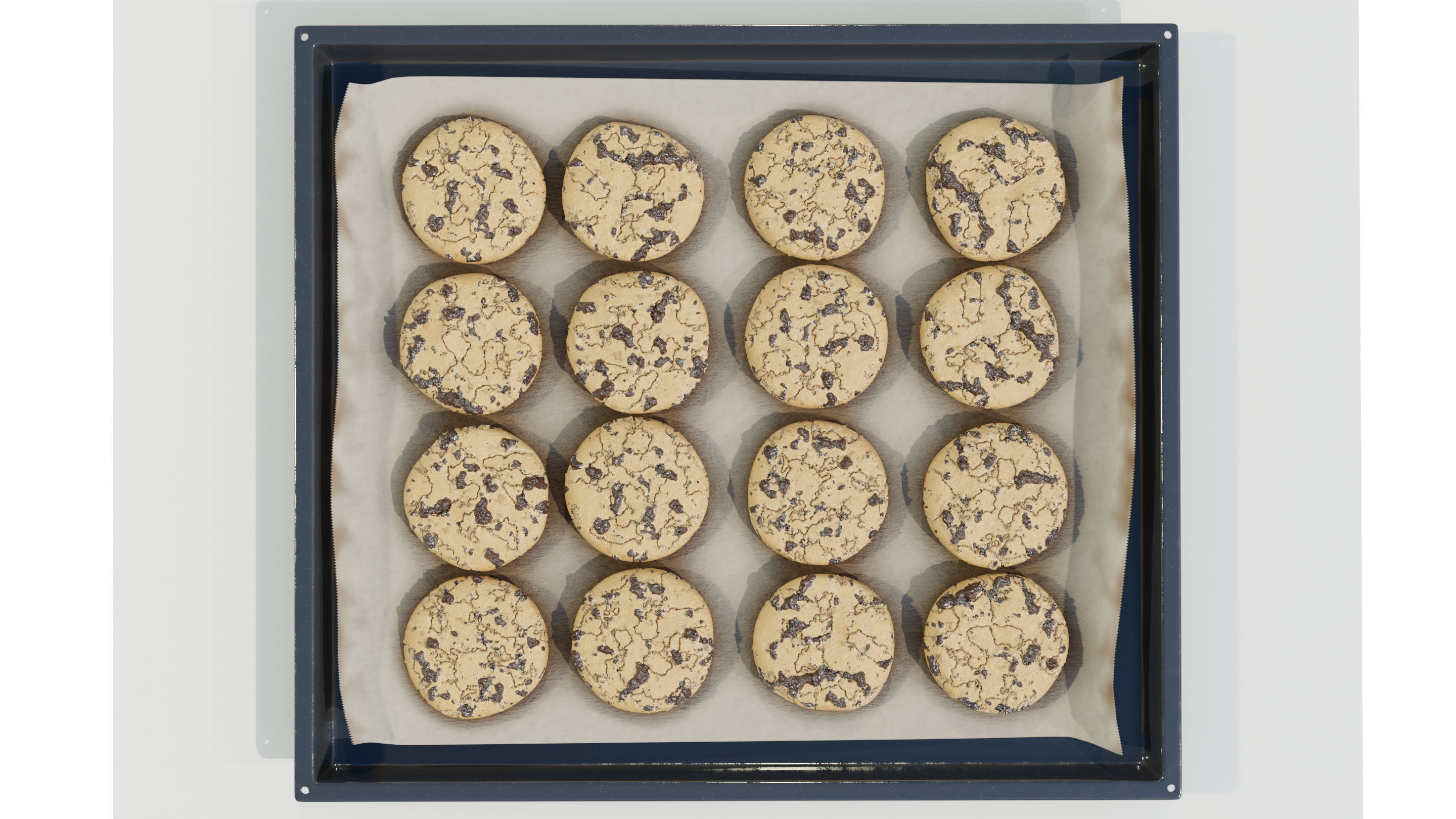 Tray with Cookies 3D model_10