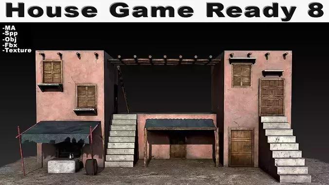 House Game Ready 8 castle