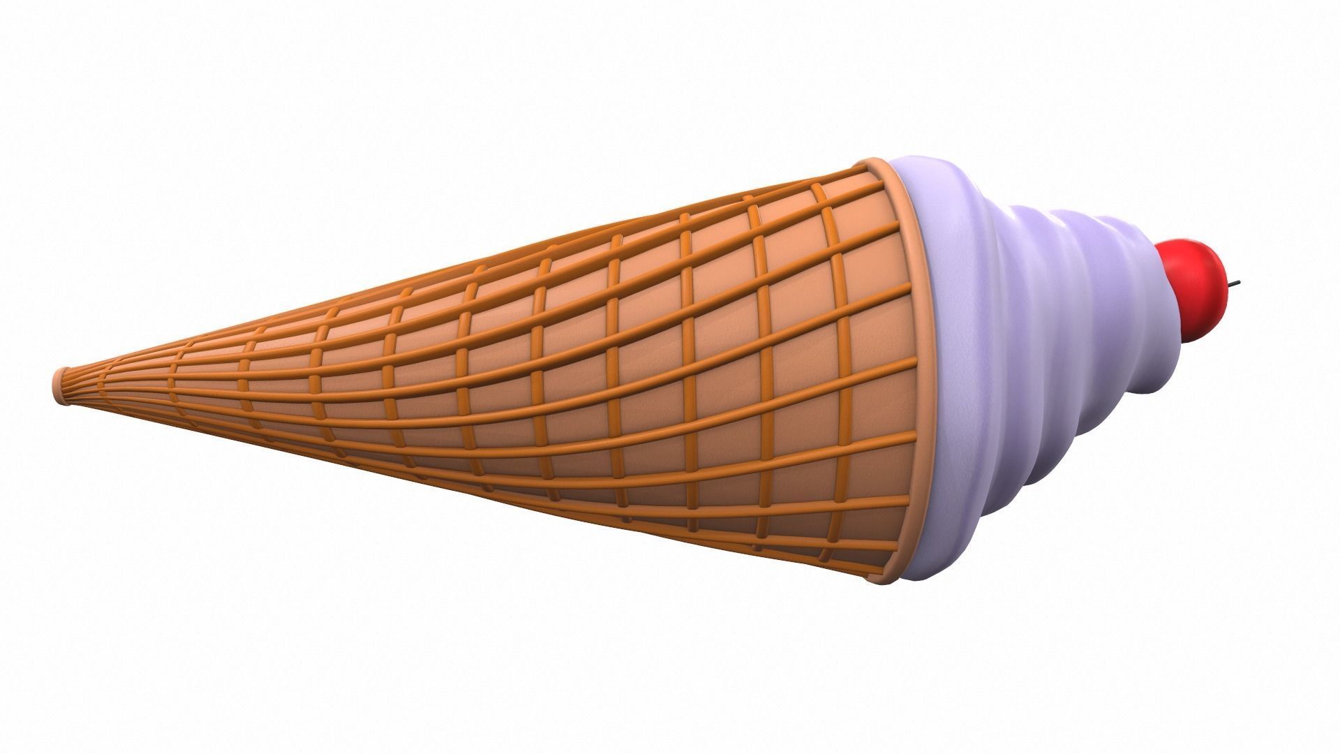 Cartoon ice cream 1 3D model_6