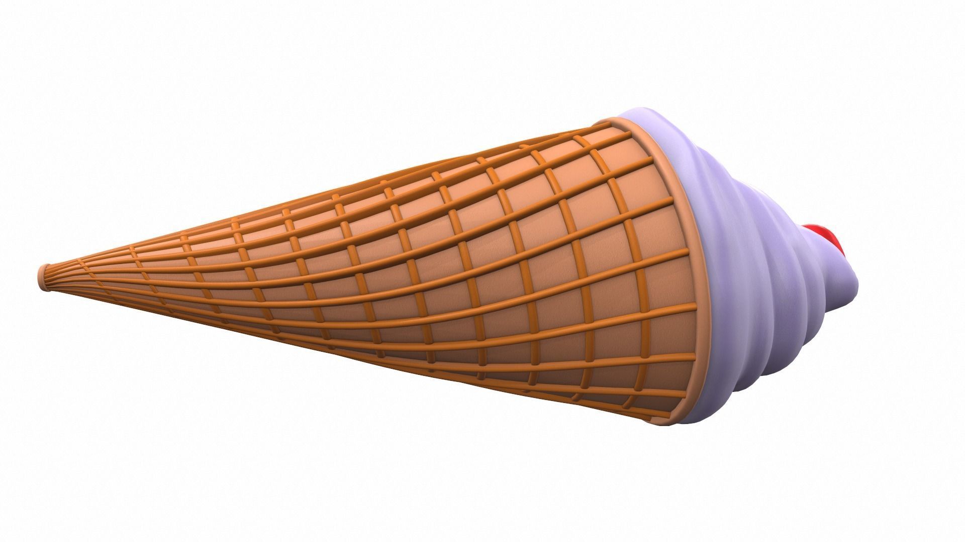 Cartoon ice cream 1 3D model_5