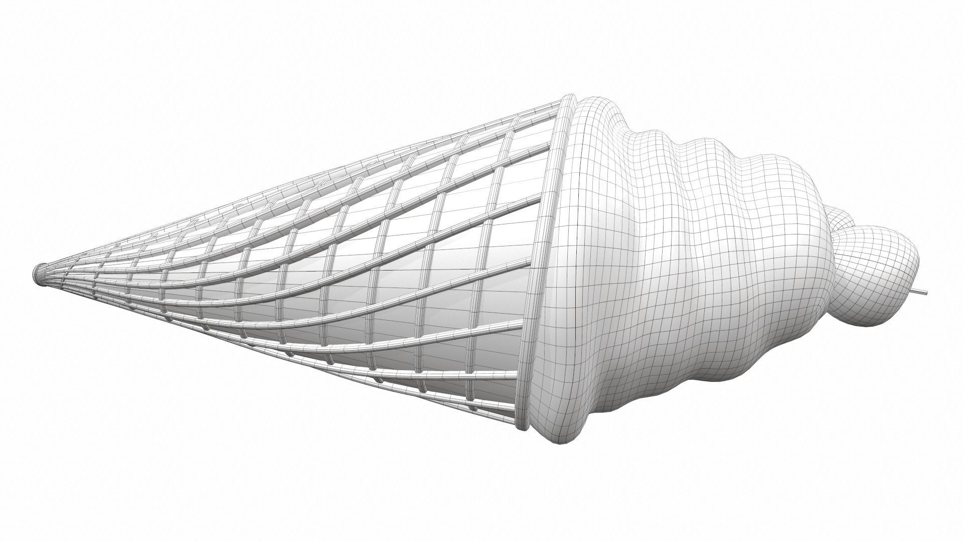 Cartoon ice cream 1 3D model_12