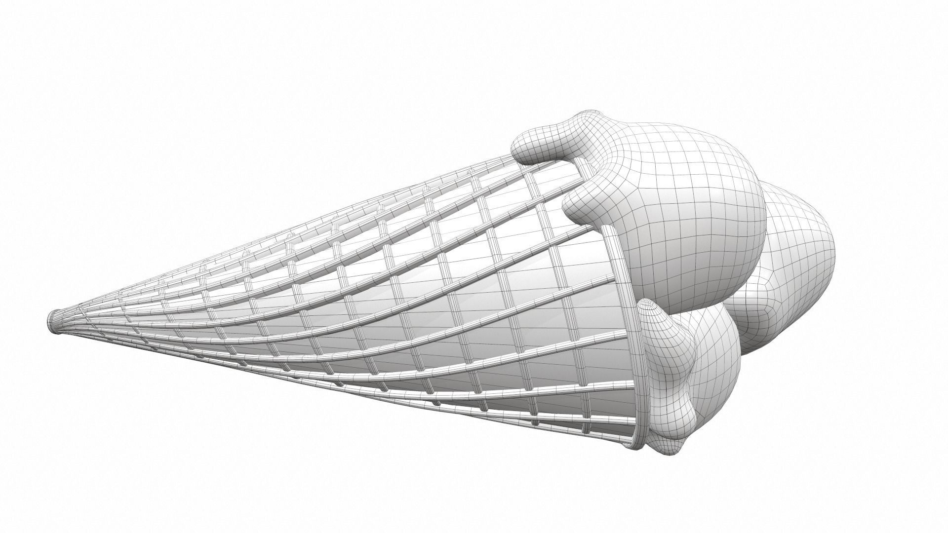 Cartoon ice cream 2 3D model_15