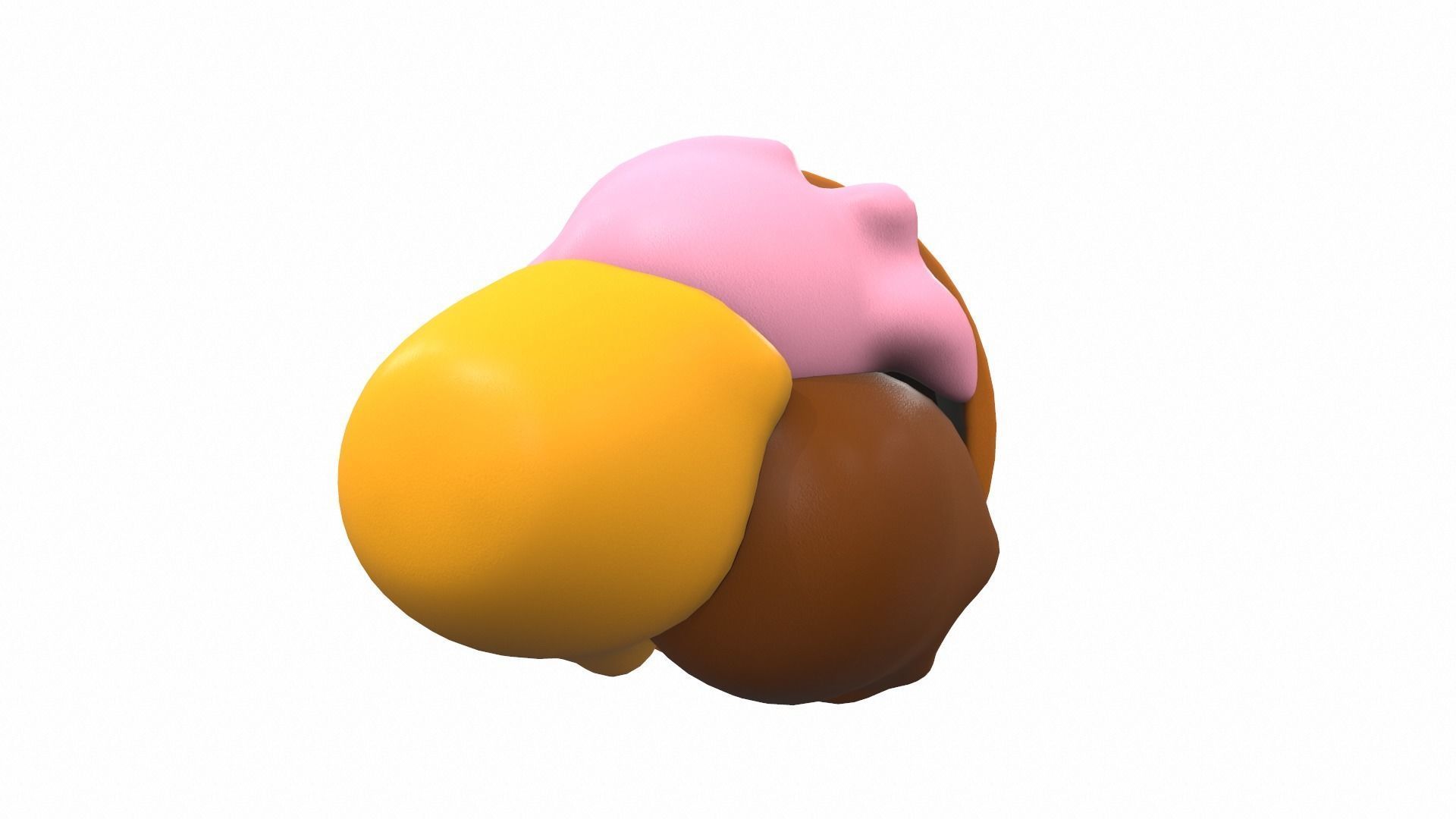 Cartoon ice cream 2 3D model_9