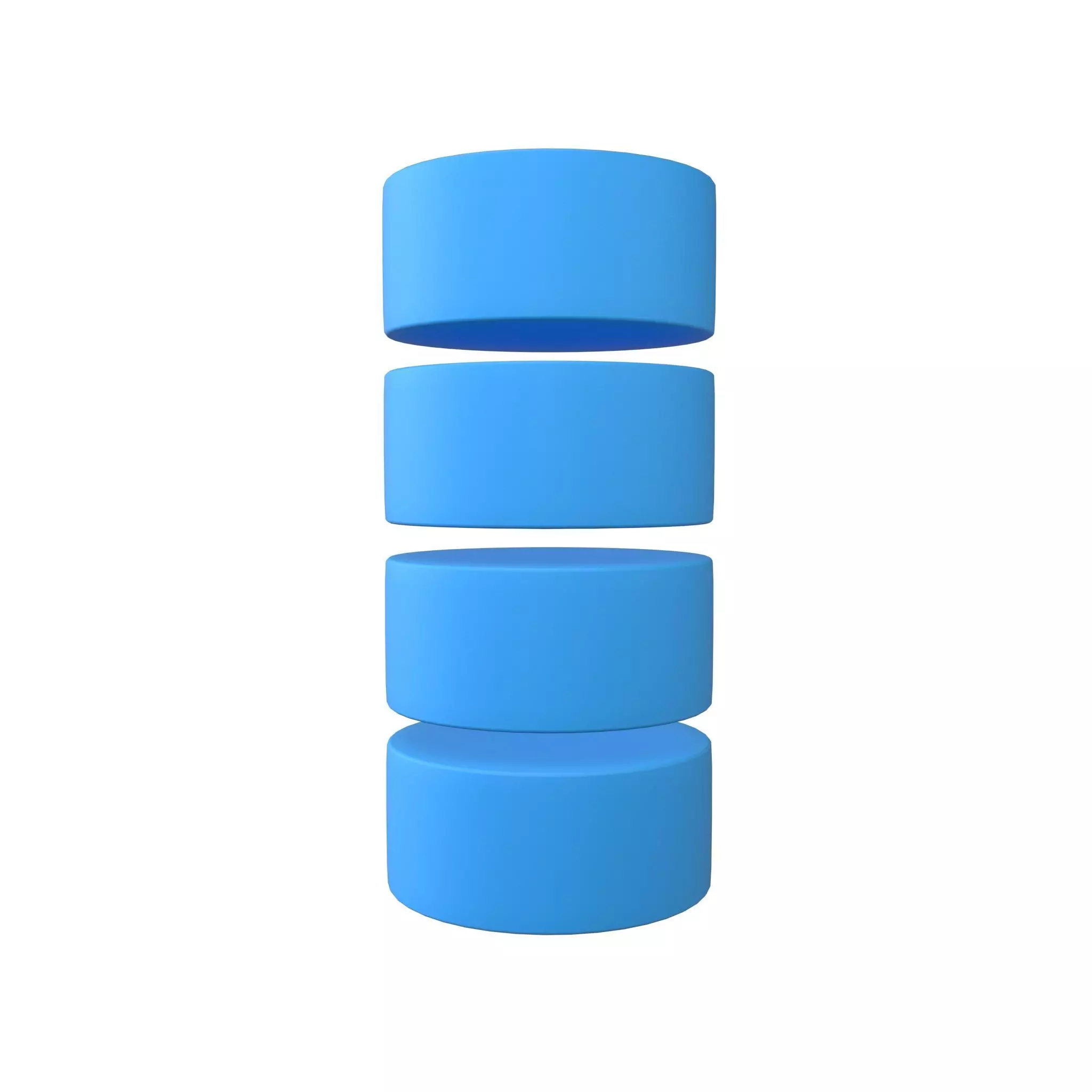 Nand Flash Memory MLC Structure v1 005 Low-poly 3D model_0