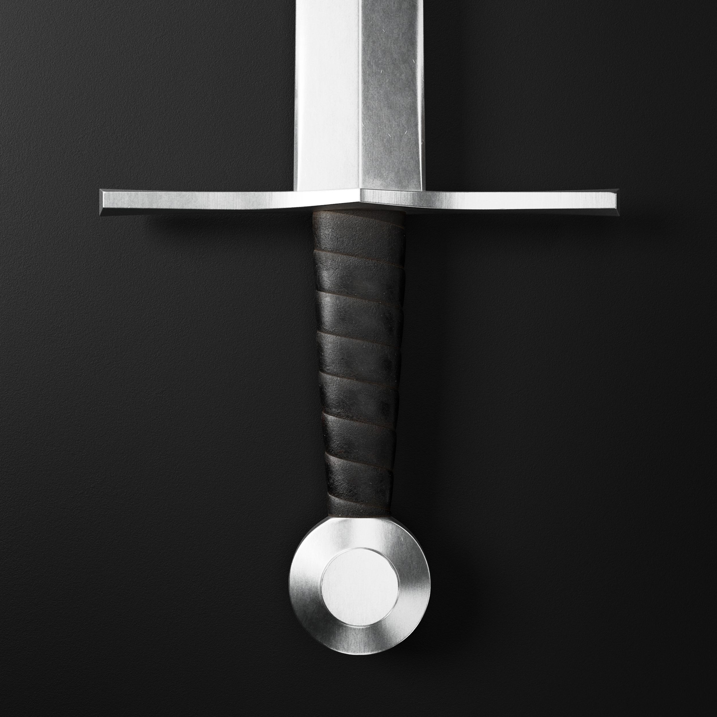 Collection medieval swords 01-05 plus old textures and sheaths 3D model_64