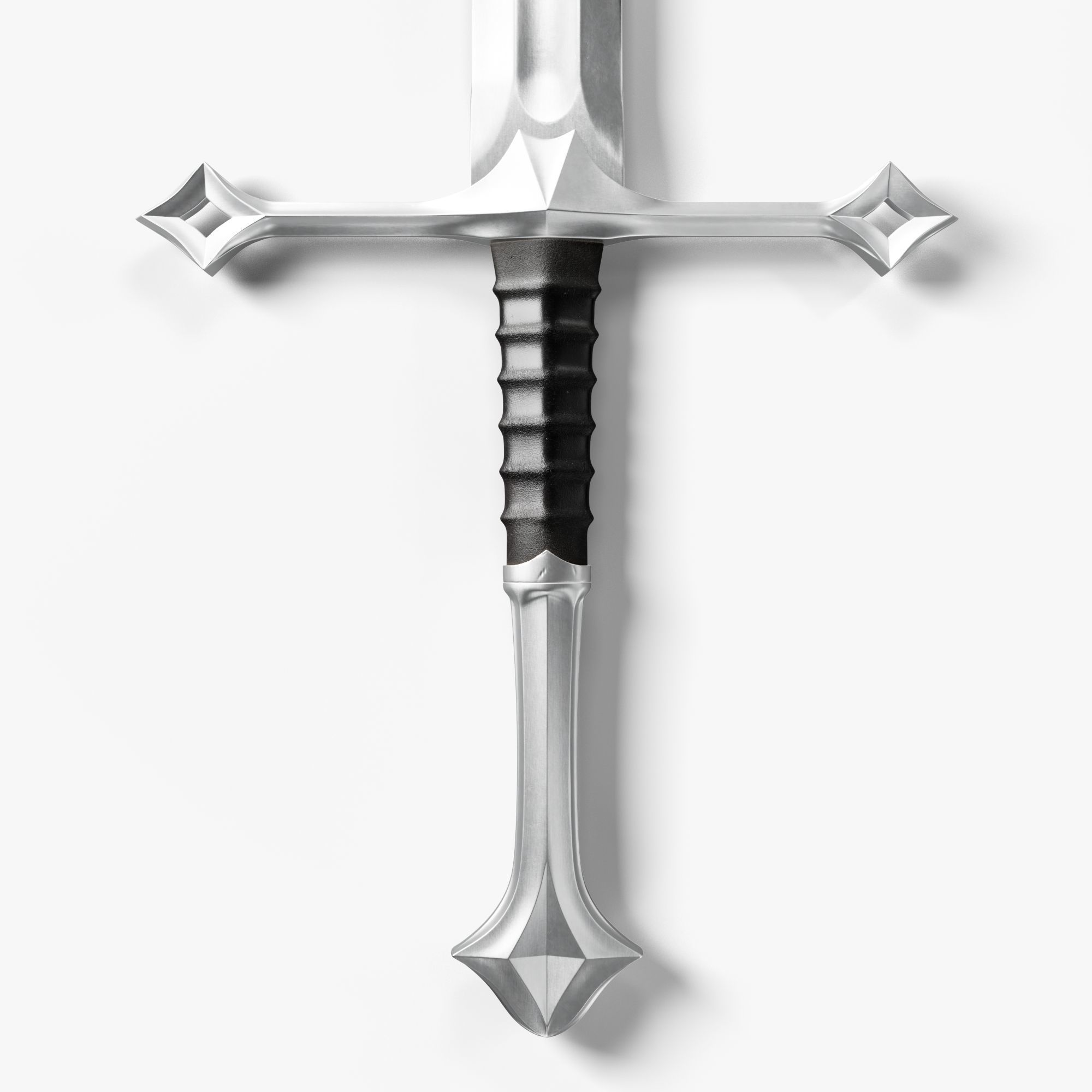 Collection medieval swords 01-05 plus old textures and sheaths 3D model_12