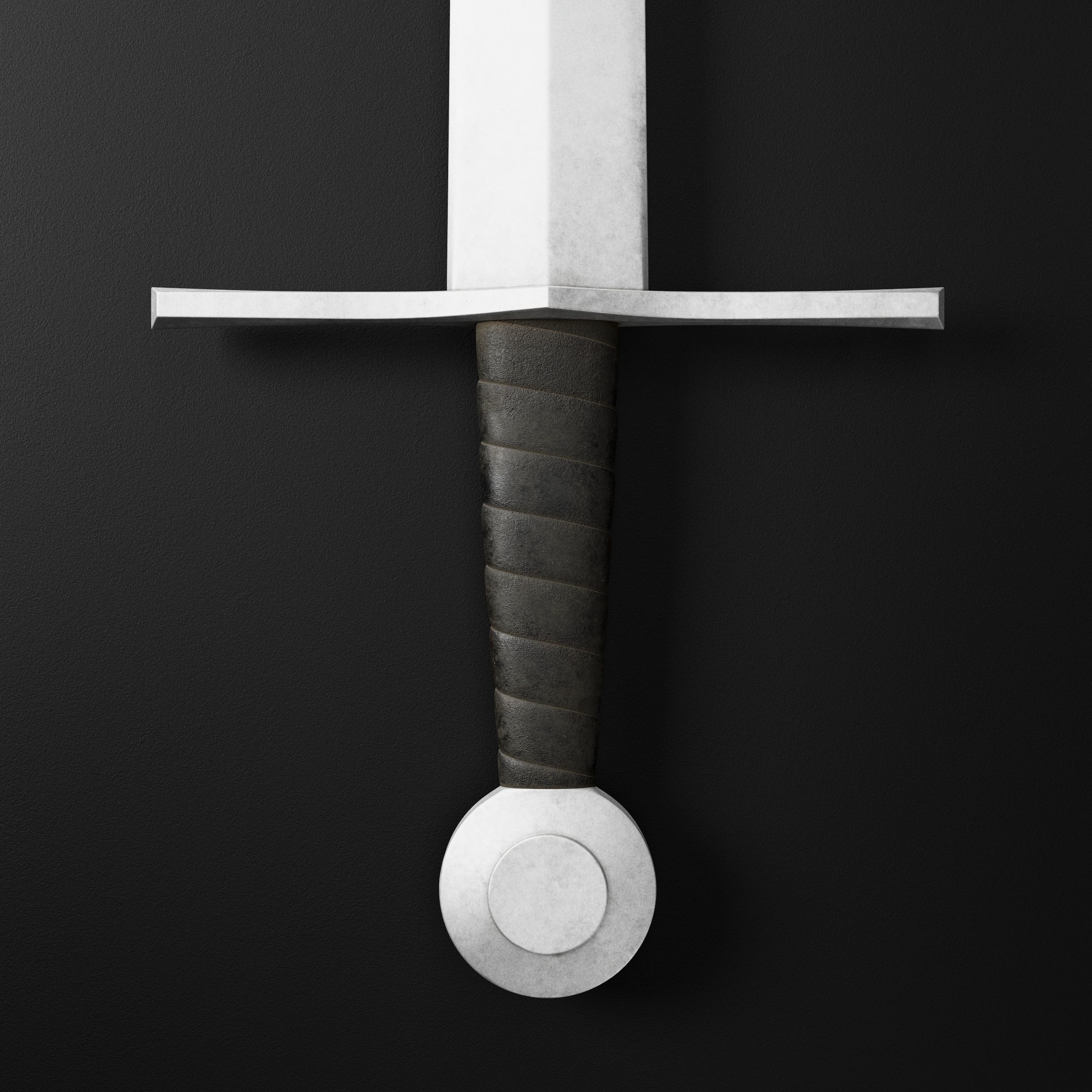 Collection medieval swords 01-05 plus old textures and sheaths 3D model_65