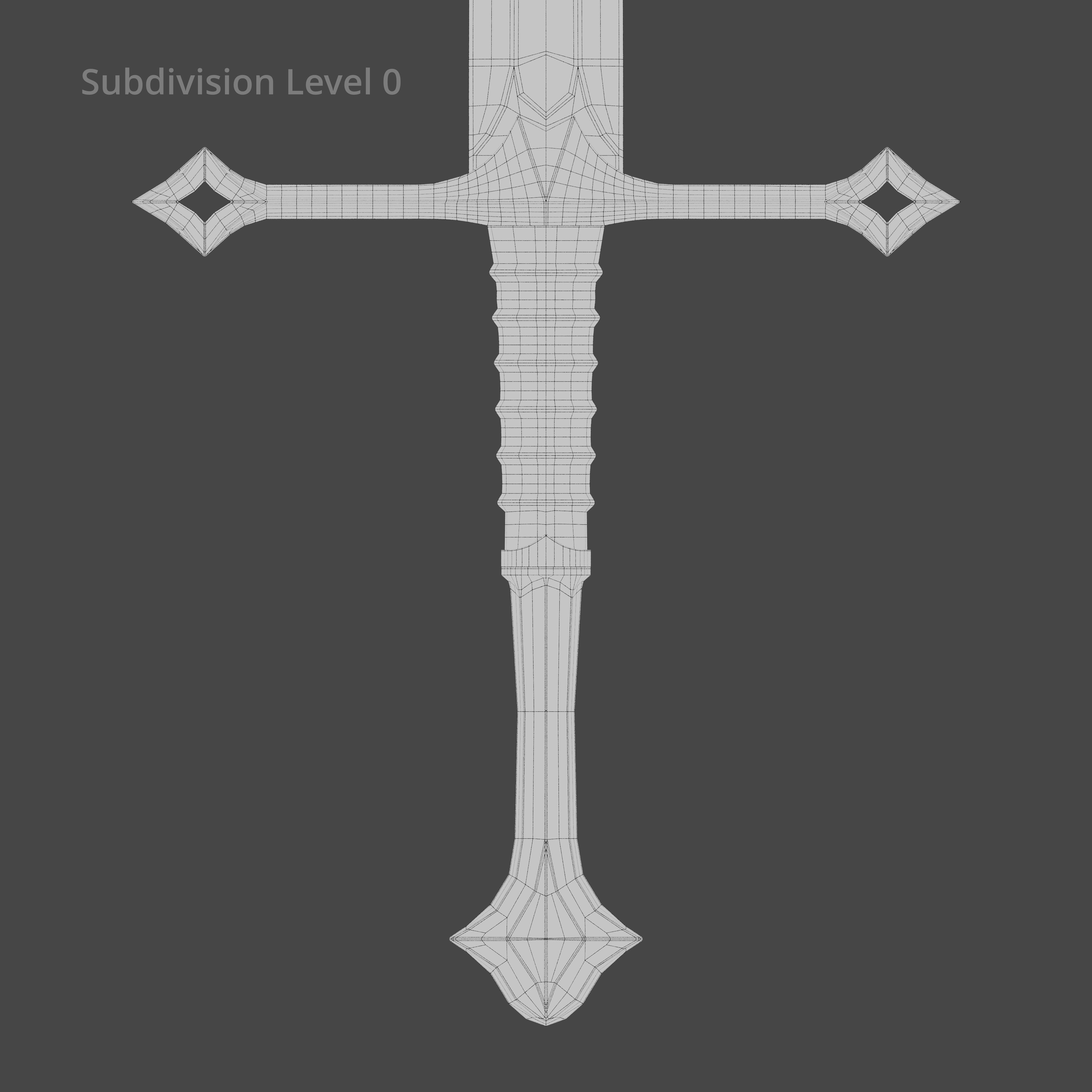 Collection medieval swords 01-05 plus old textures and sheaths 3D model_18