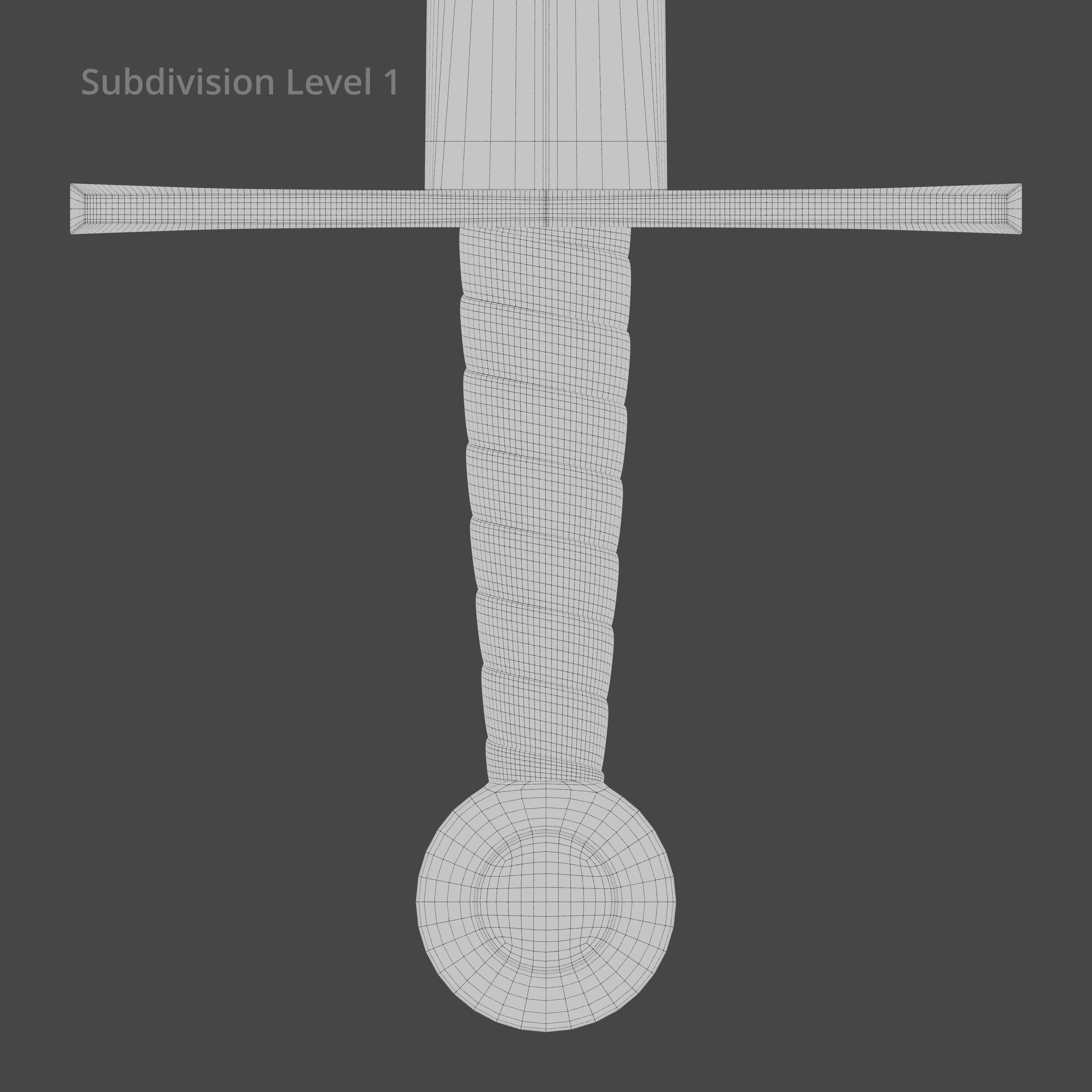 Collection medieval swords 01-05 plus old textures and sheaths 3D model_63