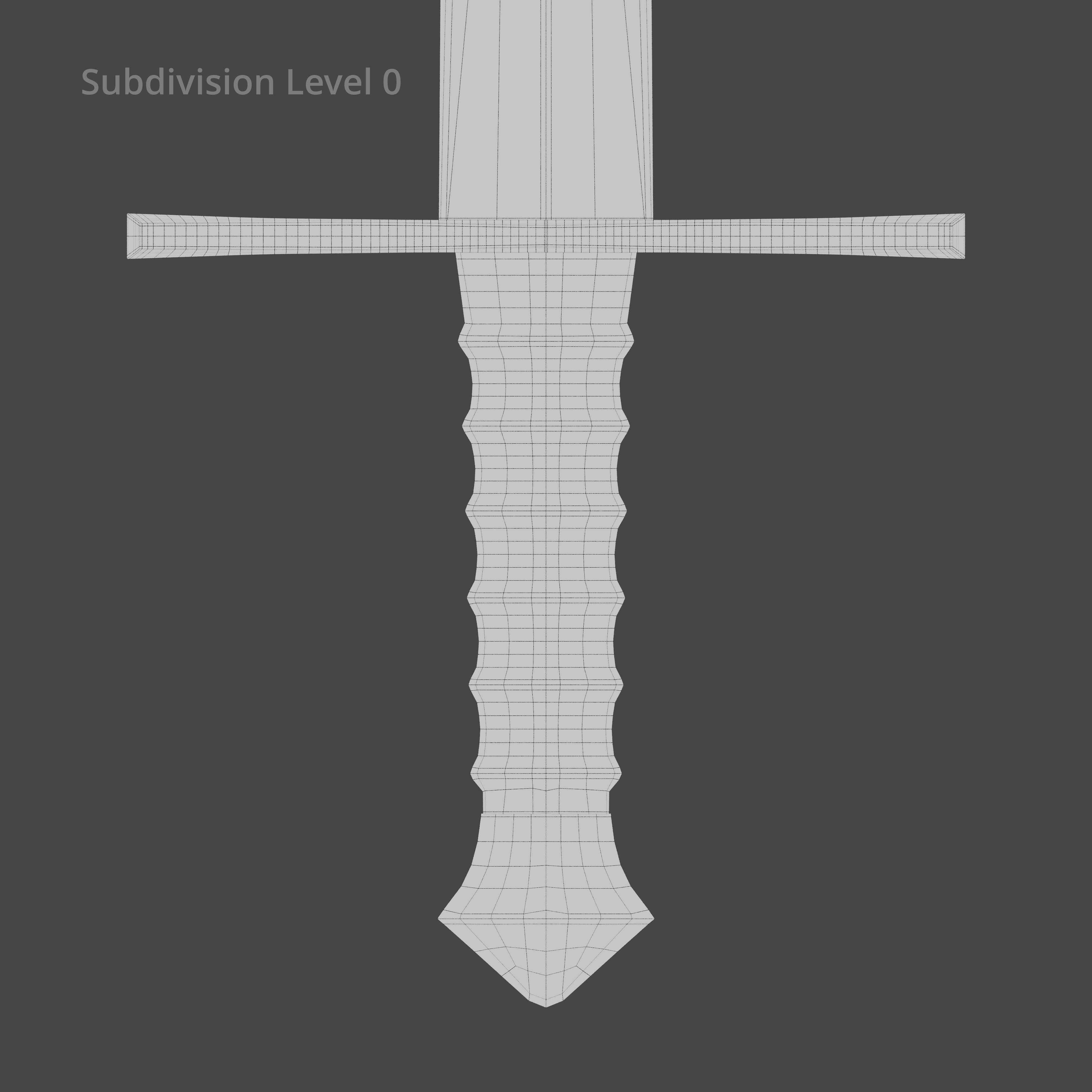 Collection medieval swords 01-05 plus old textures and sheaths 3D model_40
