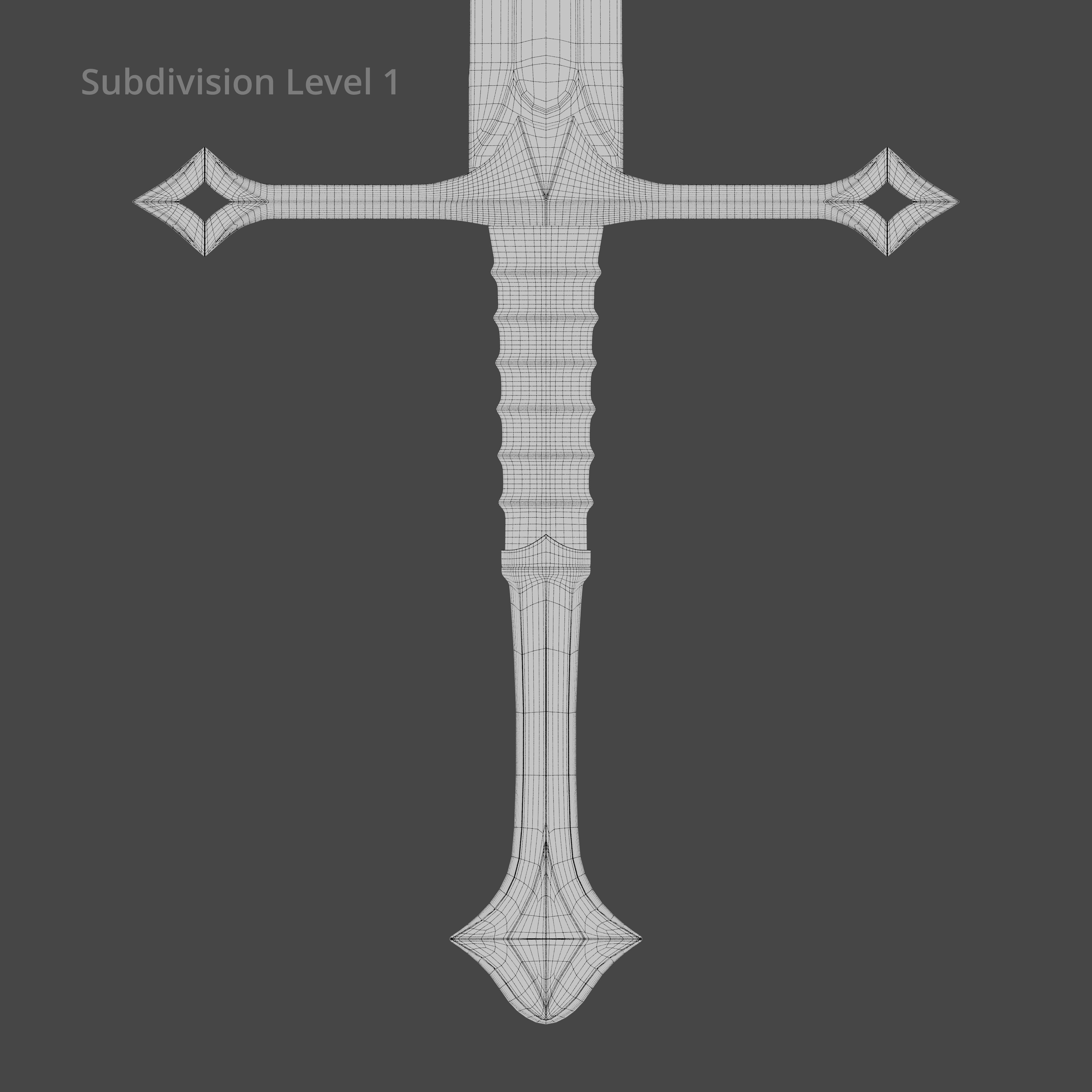 Collection medieval swords 01-05 plus old textures and sheaths 3D model_19