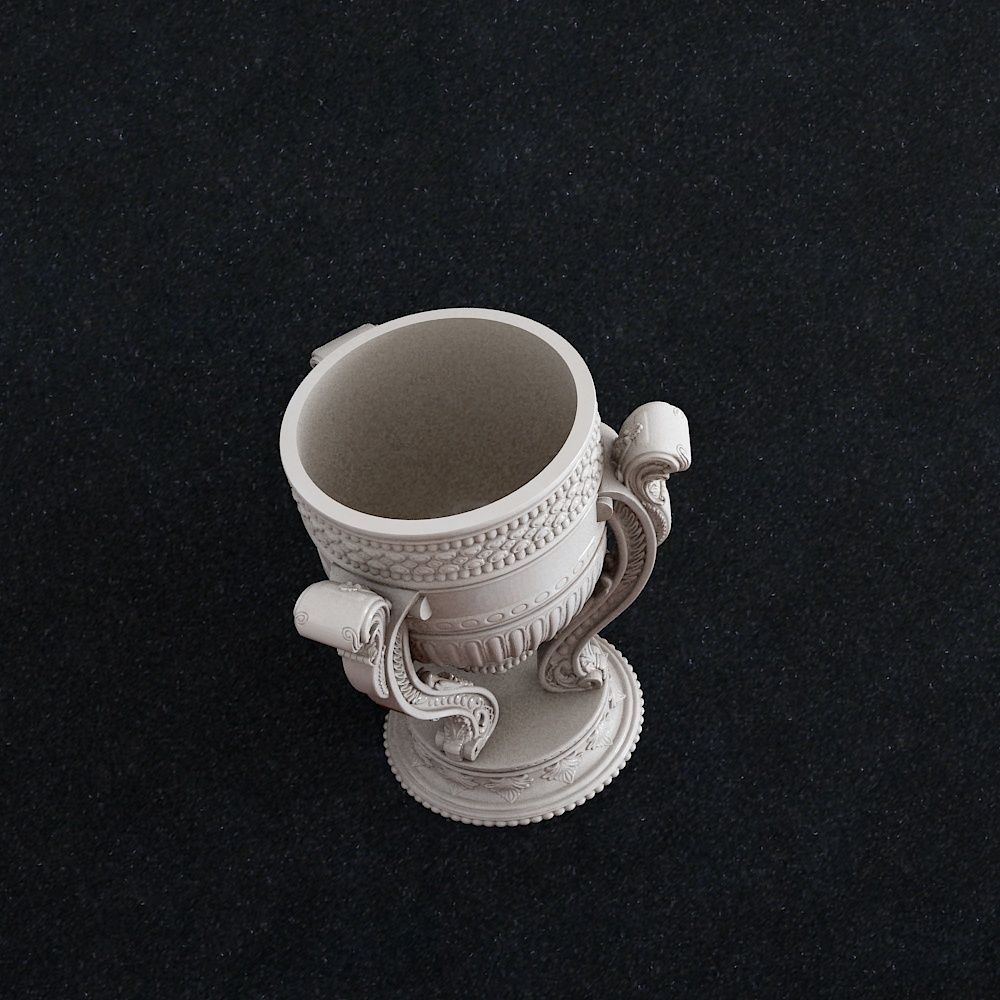 Baroque vase 3D print model_2