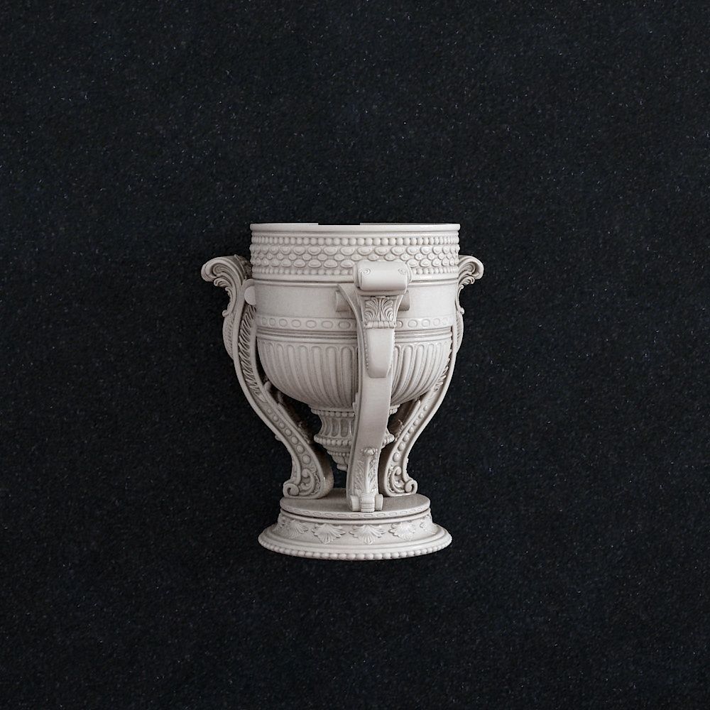 Baroque vase 3D print model_1