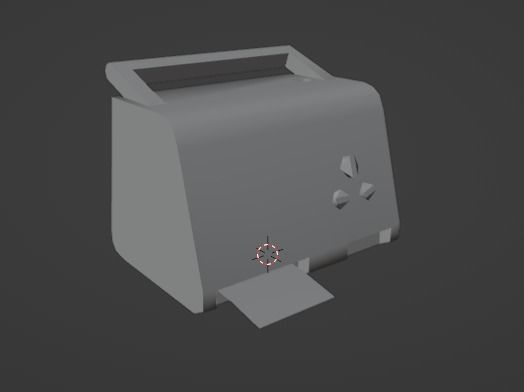 Defibrillator old radio Low-poly 3D model_21