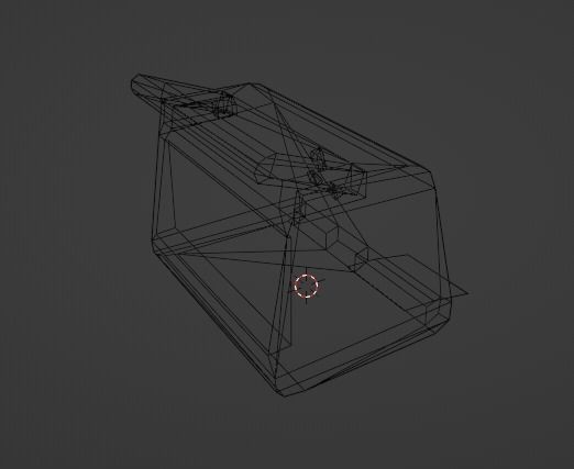 Defibrillator old radio Low-poly 3D model_20