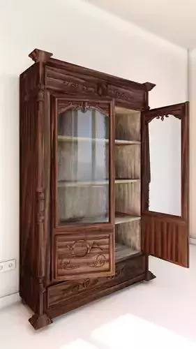 Hunting-style bookcase