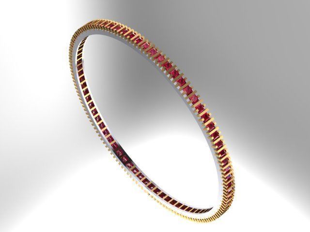 Bangle Diamond 3D print model_1