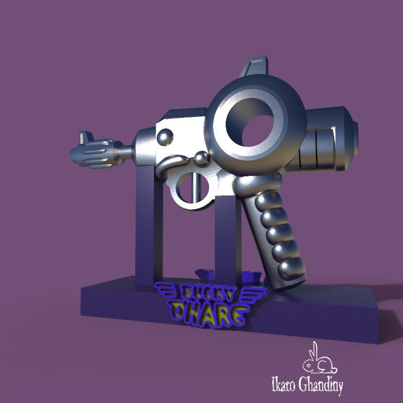 Bucky Ohares Space Laser 3D print model_2