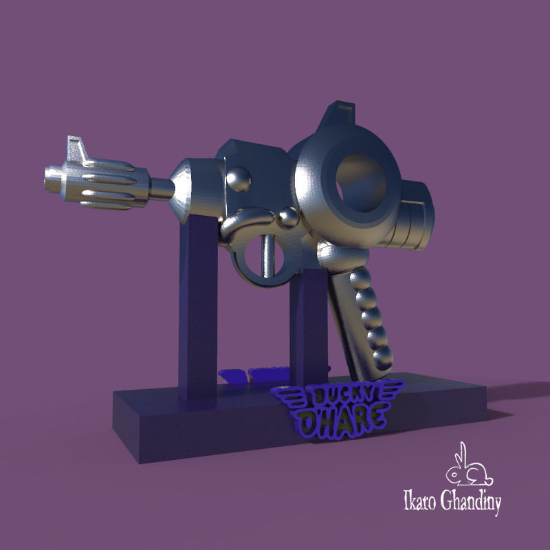 Bucky Ohares Space Laser 3D print model_3
