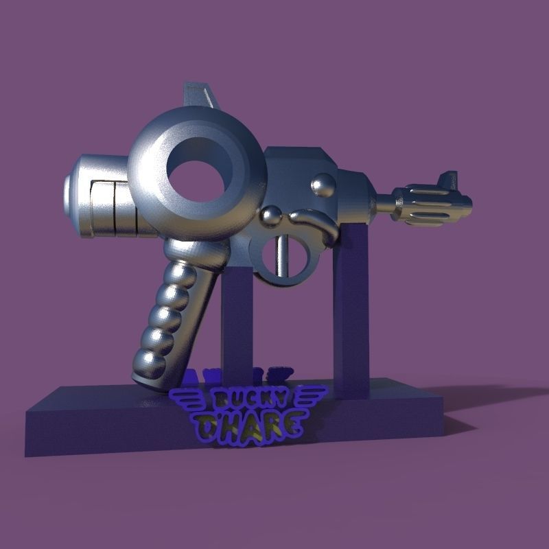 Bucky Ohares Space Laser 3D print model_21
