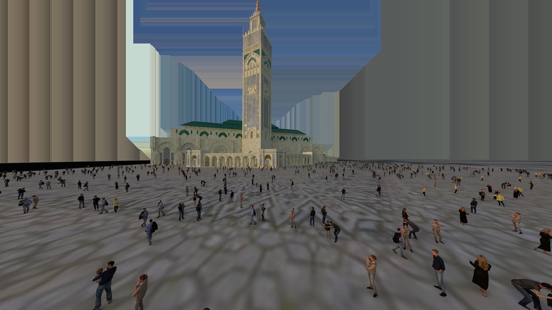 King Hassan 2 Mosque 3D model_1