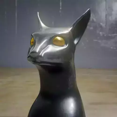 pharaoh cat statue
